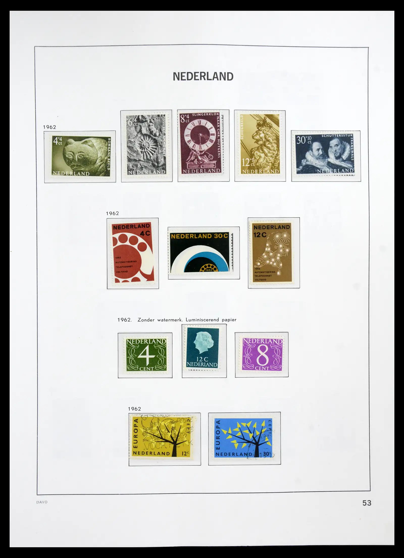 41191 0052 - Stamp collection 41191 Netherlands 1852-1984.
