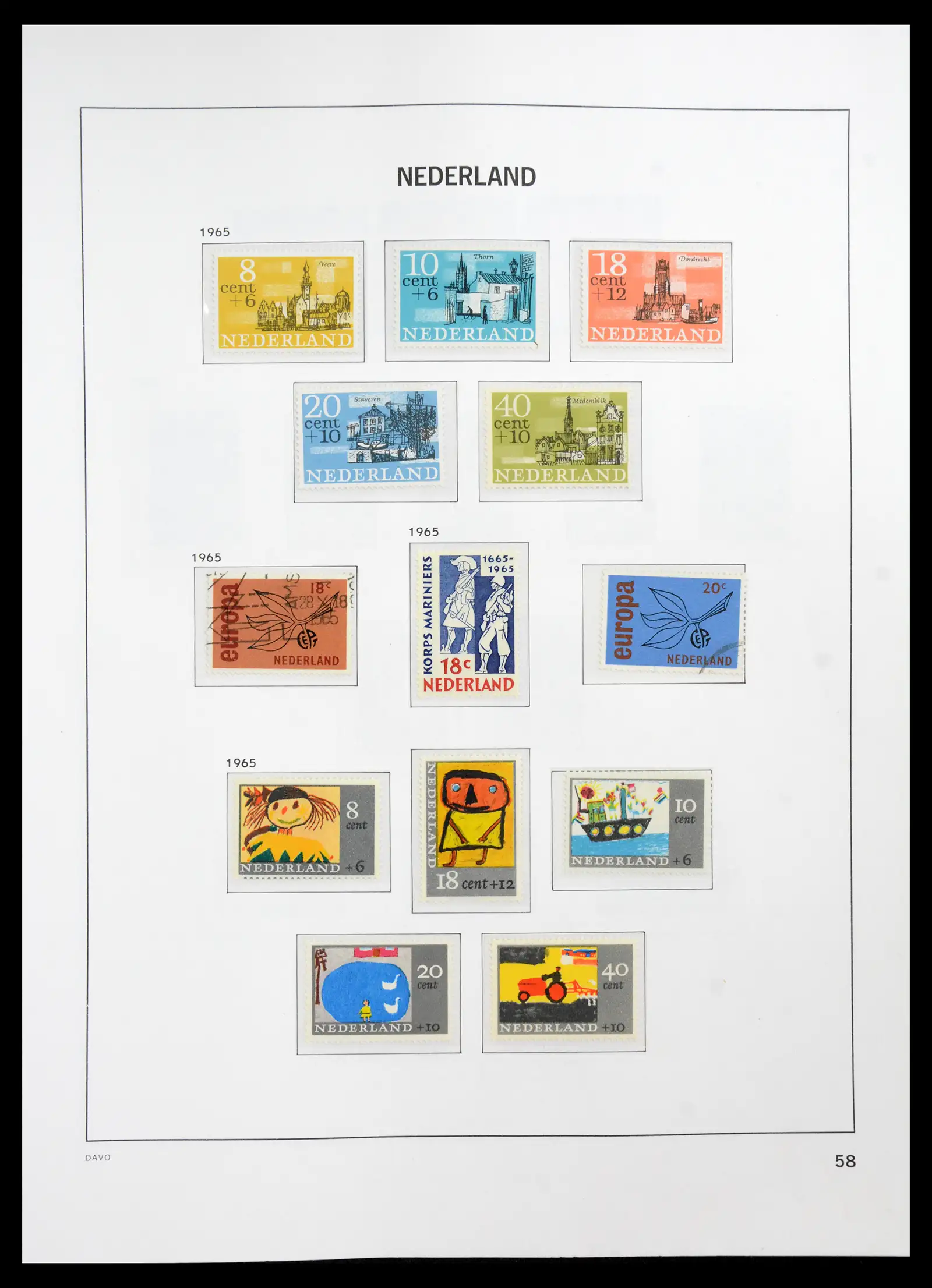 41191 0057 - Stamp collection 41191 Netherlands 1852-1984.