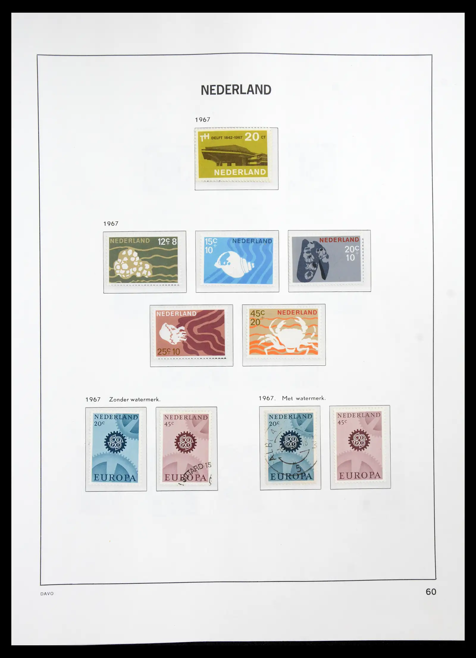41191 0059 - Stamp collection 41191 Netherlands 1852-1984.