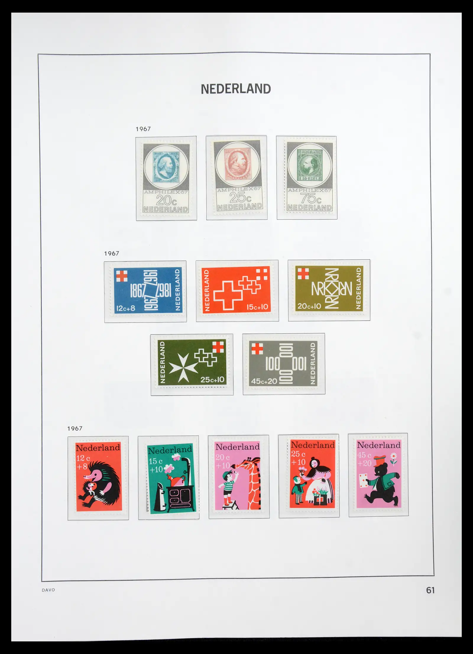 41191 0060 - Stamp collection 41191 Netherlands 1852-1984.
