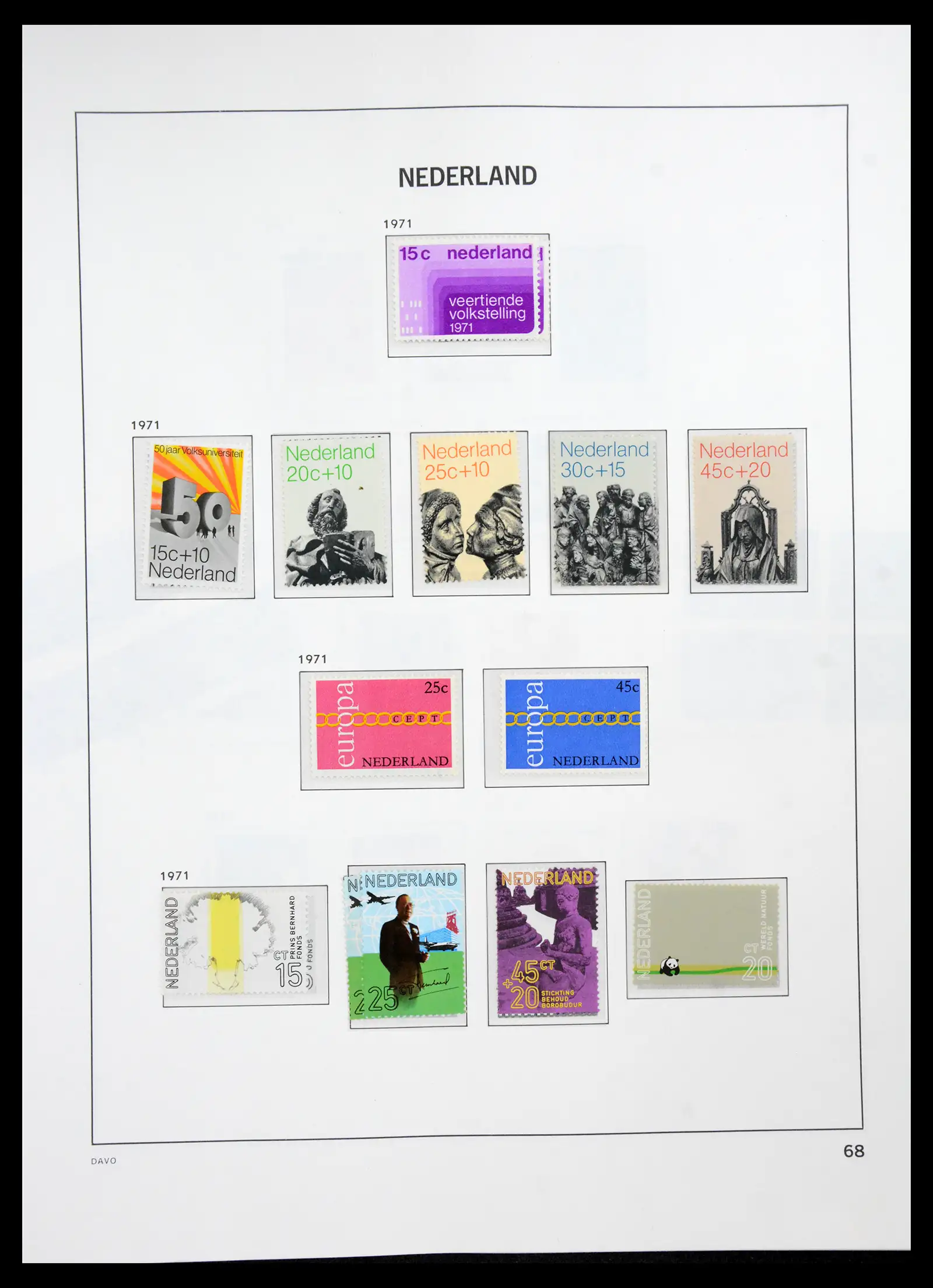 41191 0066 - Stamp collection 41191 Netherlands 1852-1984.
