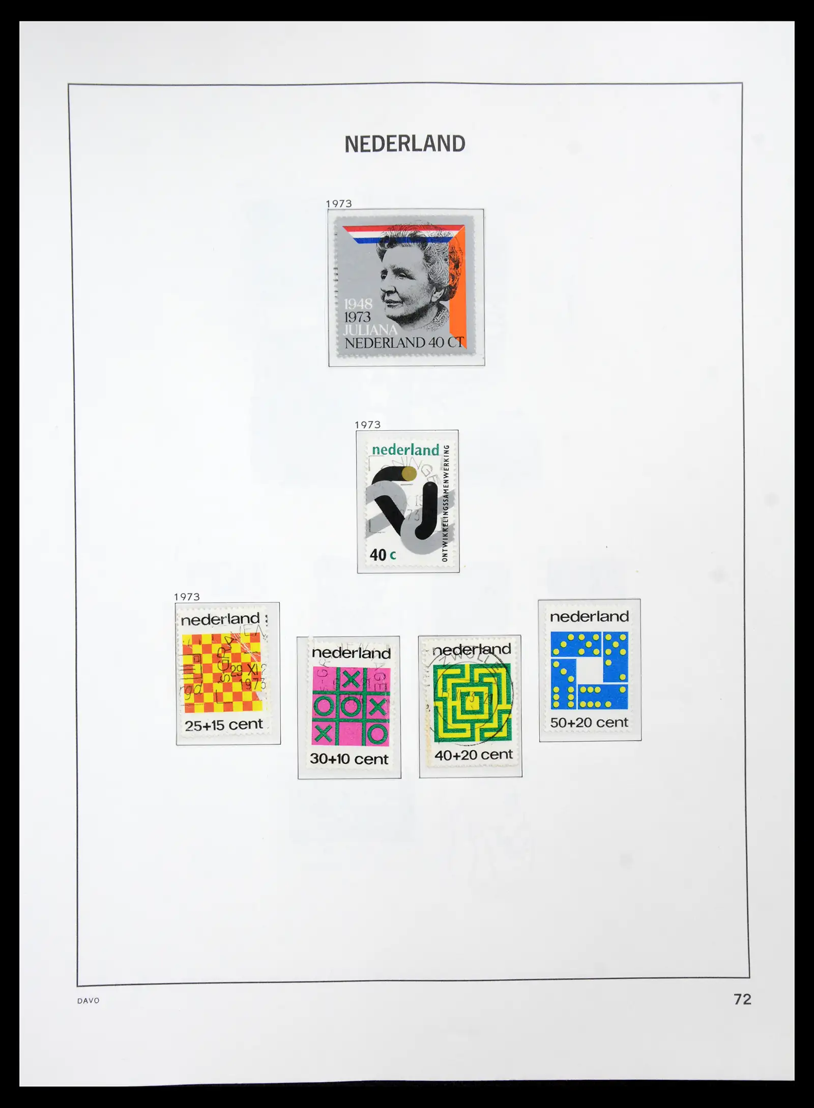 41191 0070 - Stamp collection 41191 Netherlands 1852-1984.