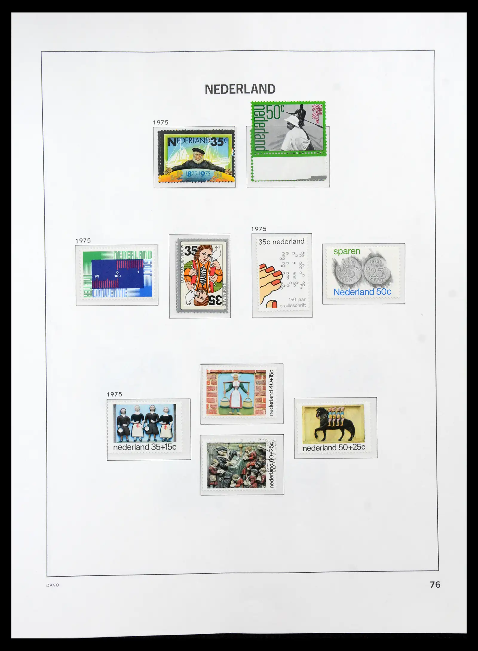 41191 0074 - Stamp collection 41191 Netherlands 1852-1984.