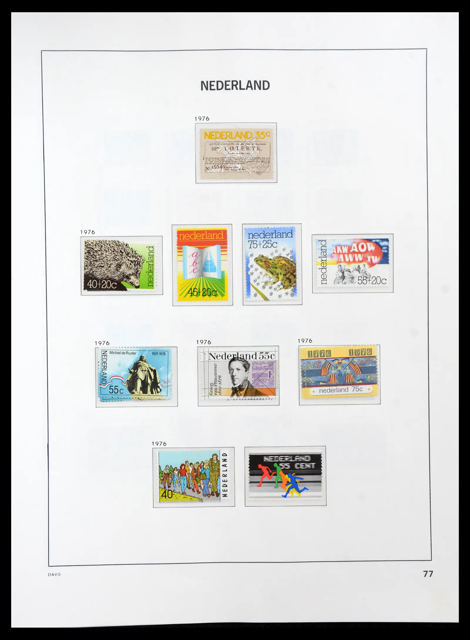 41191 0075 - Stamp collection 41191 Netherlands 1852-1984.