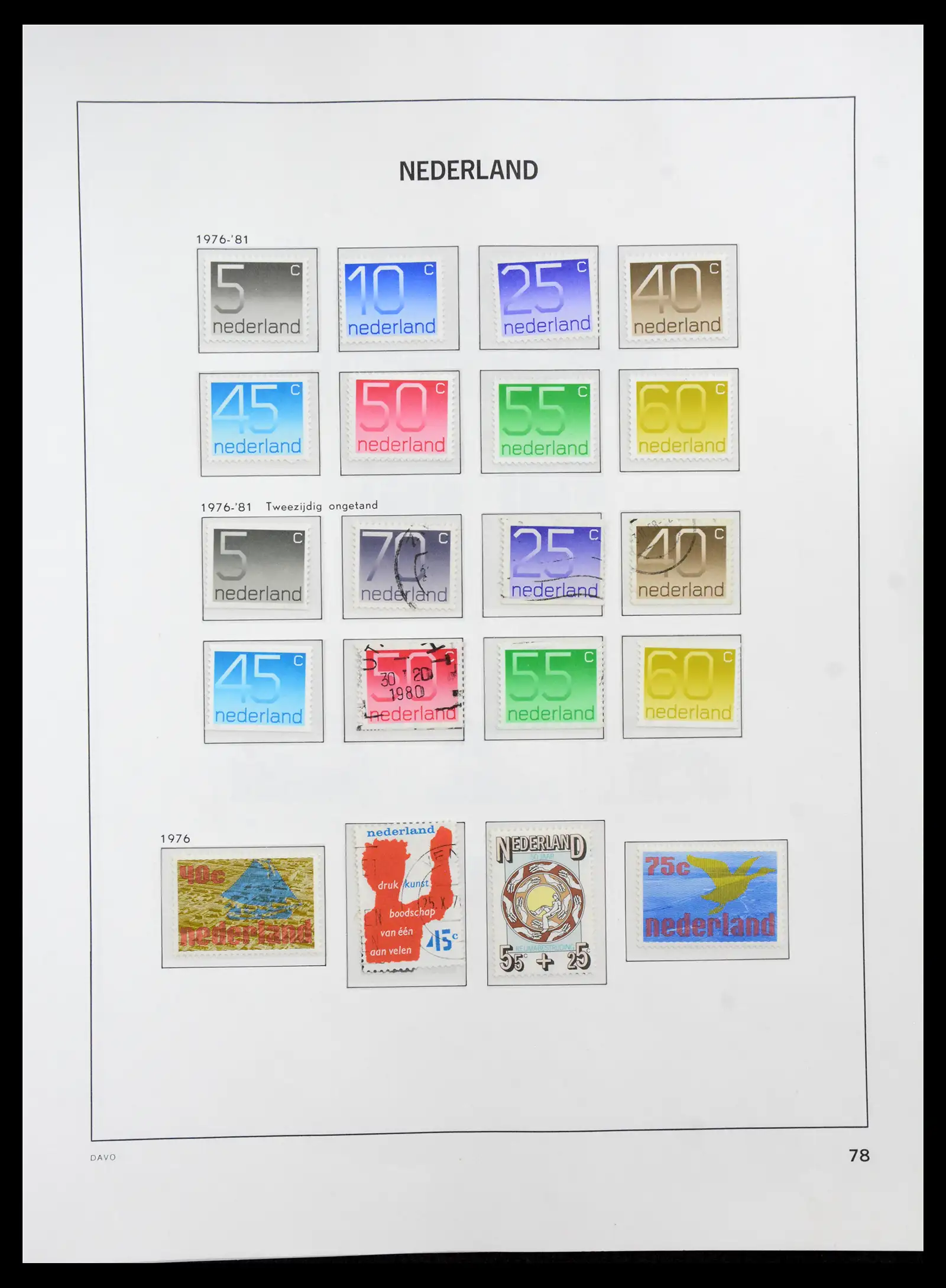 41191 0076 - Stamp collection 41191 Netherlands 1852-1984.