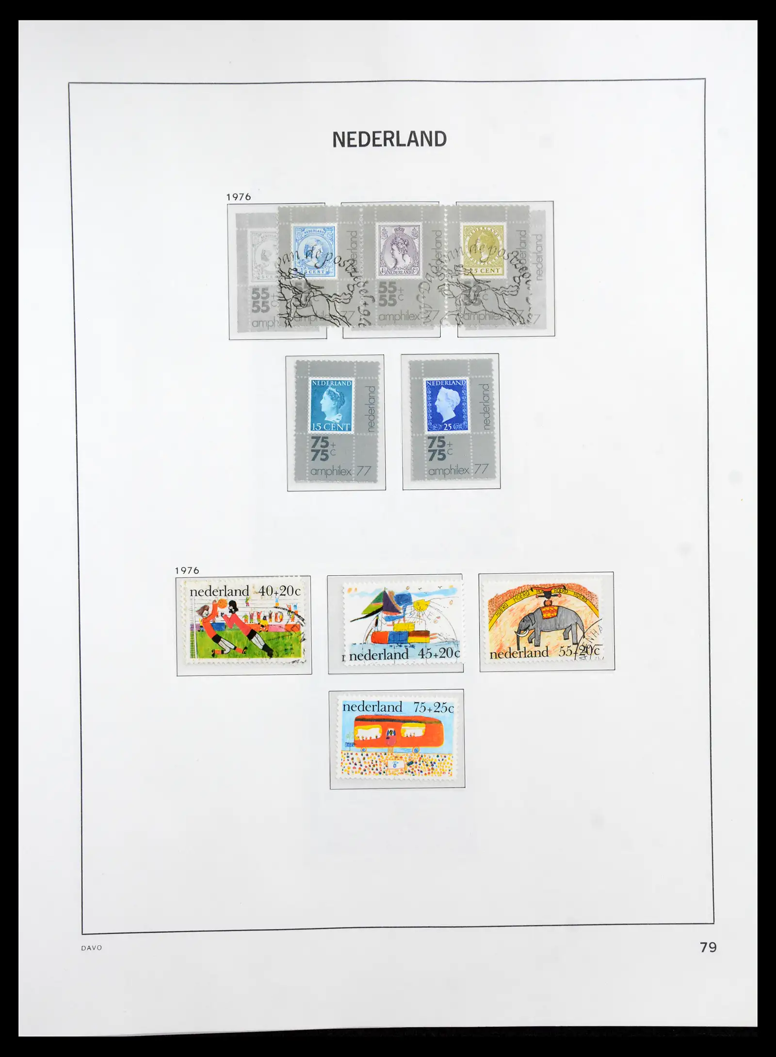 41191 0077 - Stamp collection 41191 Netherlands 1852-1984.
