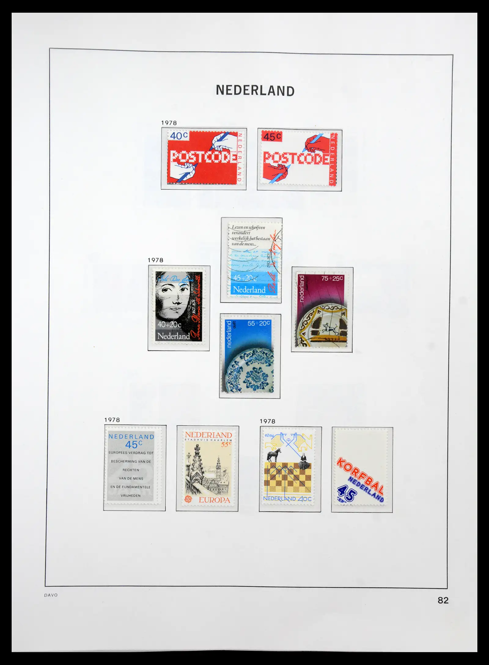 41191 0081 - Stamp collection 41191 Netherlands 1852-1984.
