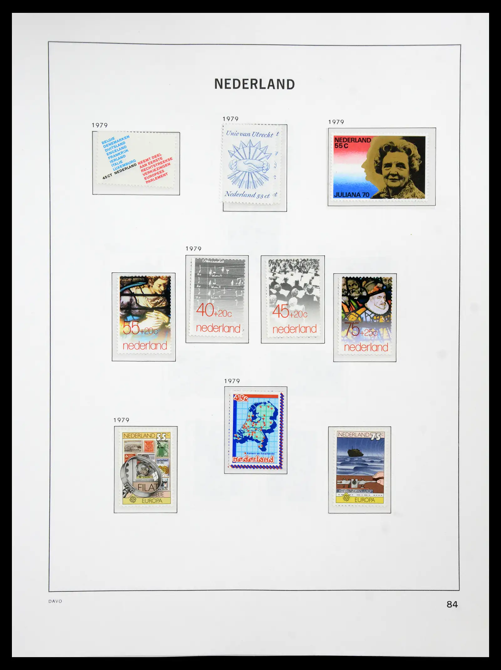 41191 0083 - Stamp collection 41191 Netherlands 1852-1984.
