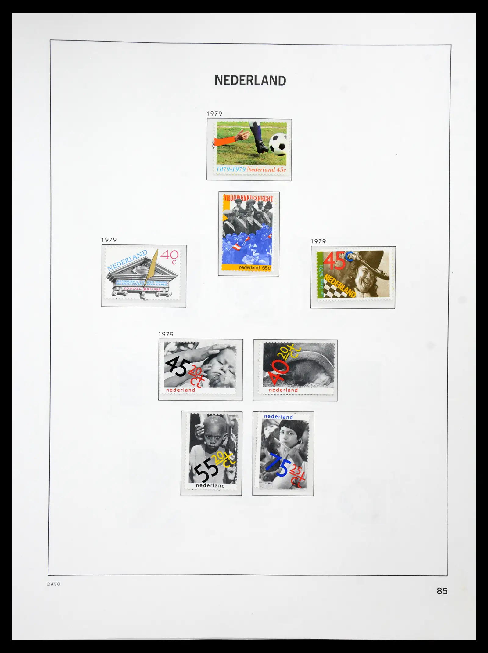 41191 0084 - Stamp collection 41191 Netherlands 1852-1984.