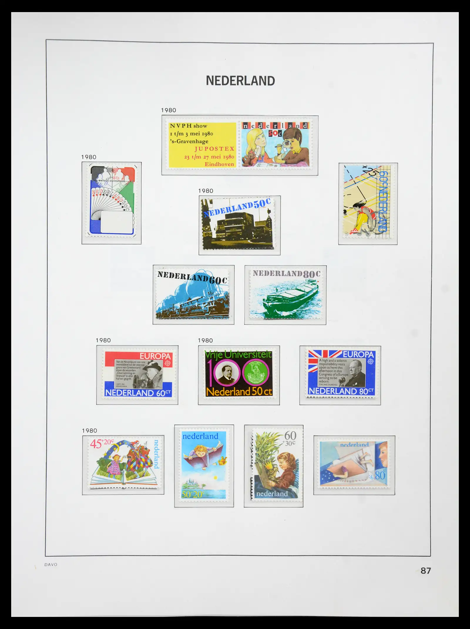 41191 0086 - Stamp collection 41191 Netherlands 1852-1984.