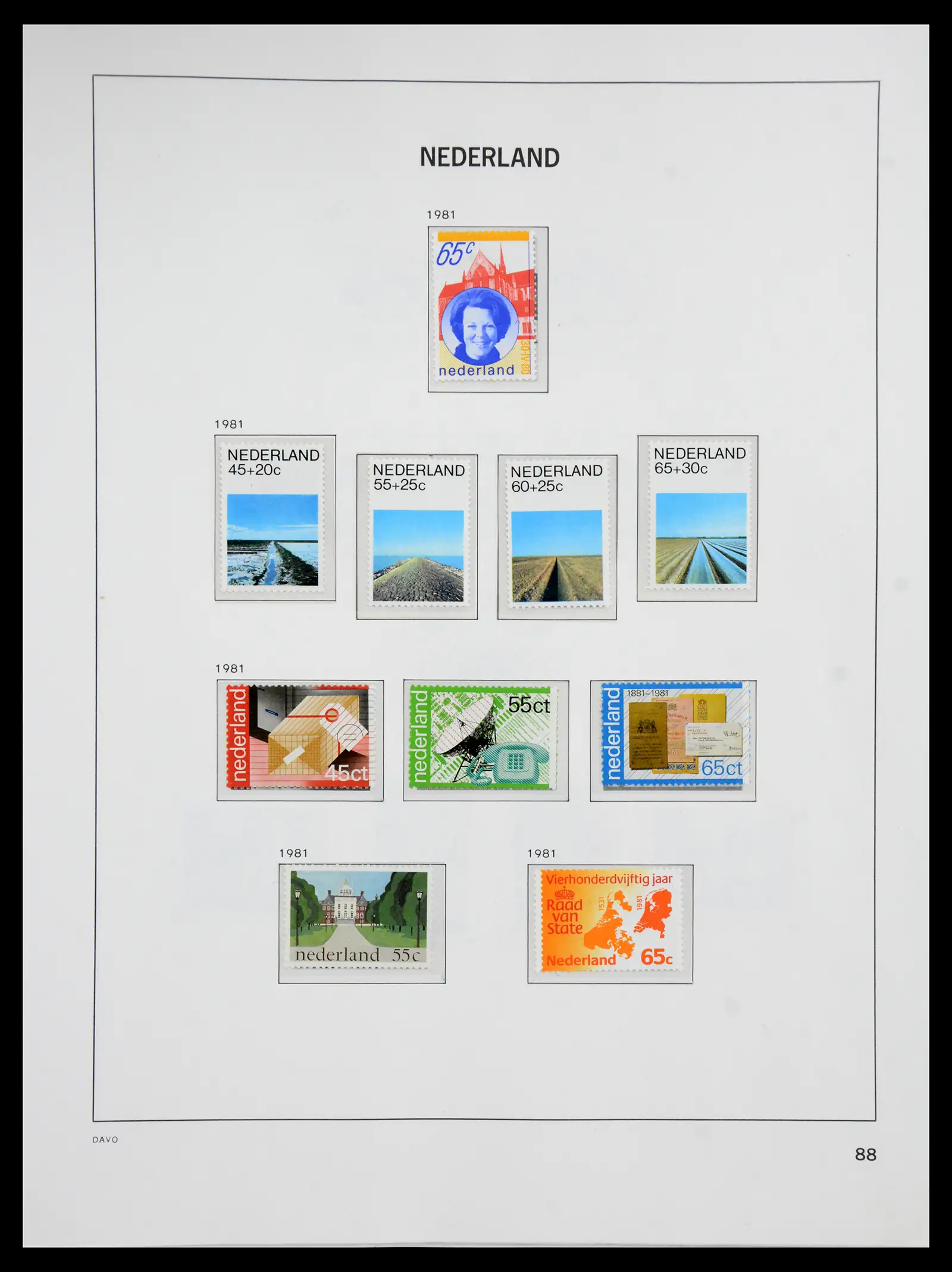 41191 0087 - Stamp collection 41191 Netherlands 1852-1984.