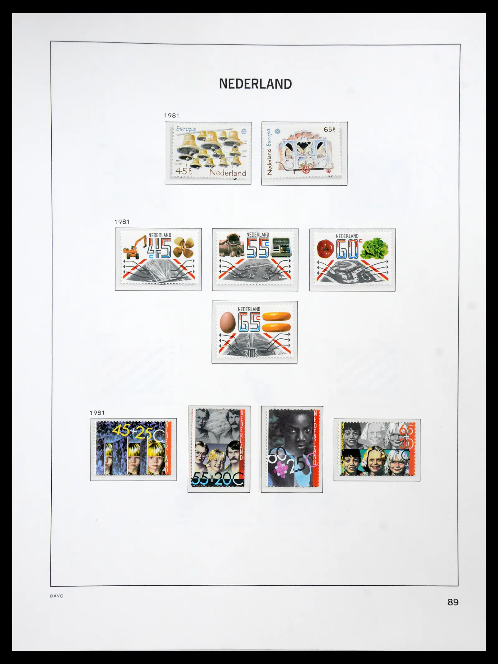 41191 0088 - Stamp collection 41191 Netherlands 1852-1984.