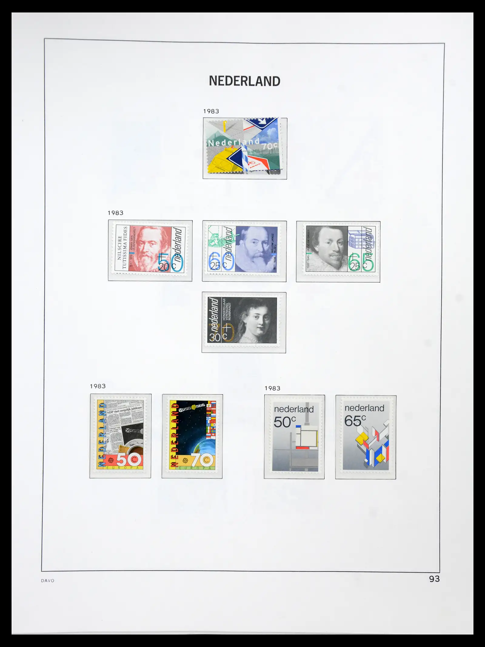 41191 0091 - Stamp collection 41191 Netherlands 1852-1984.