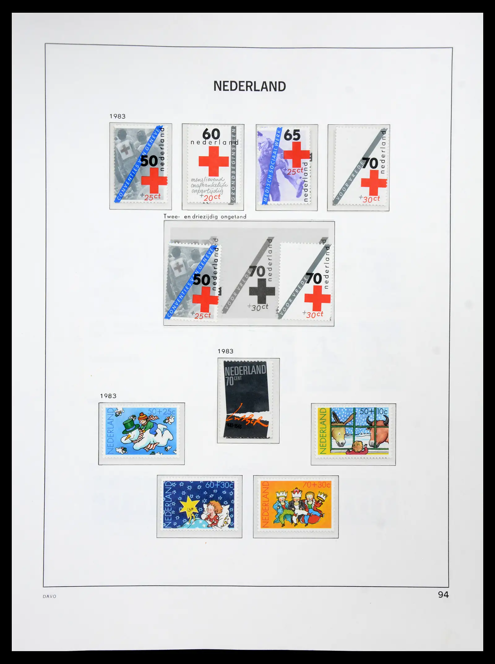 41191 0092 - Stamp collection 41191 Netherlands 1852-1984.