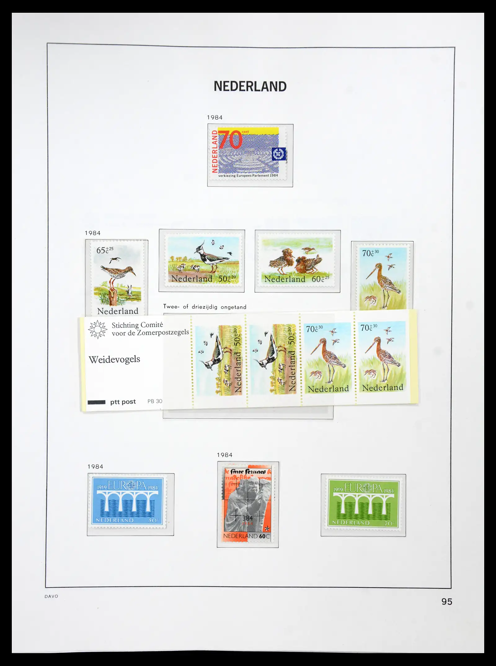 41191 0093 - Stamp collection 41191 Netherlands 1852-1984.