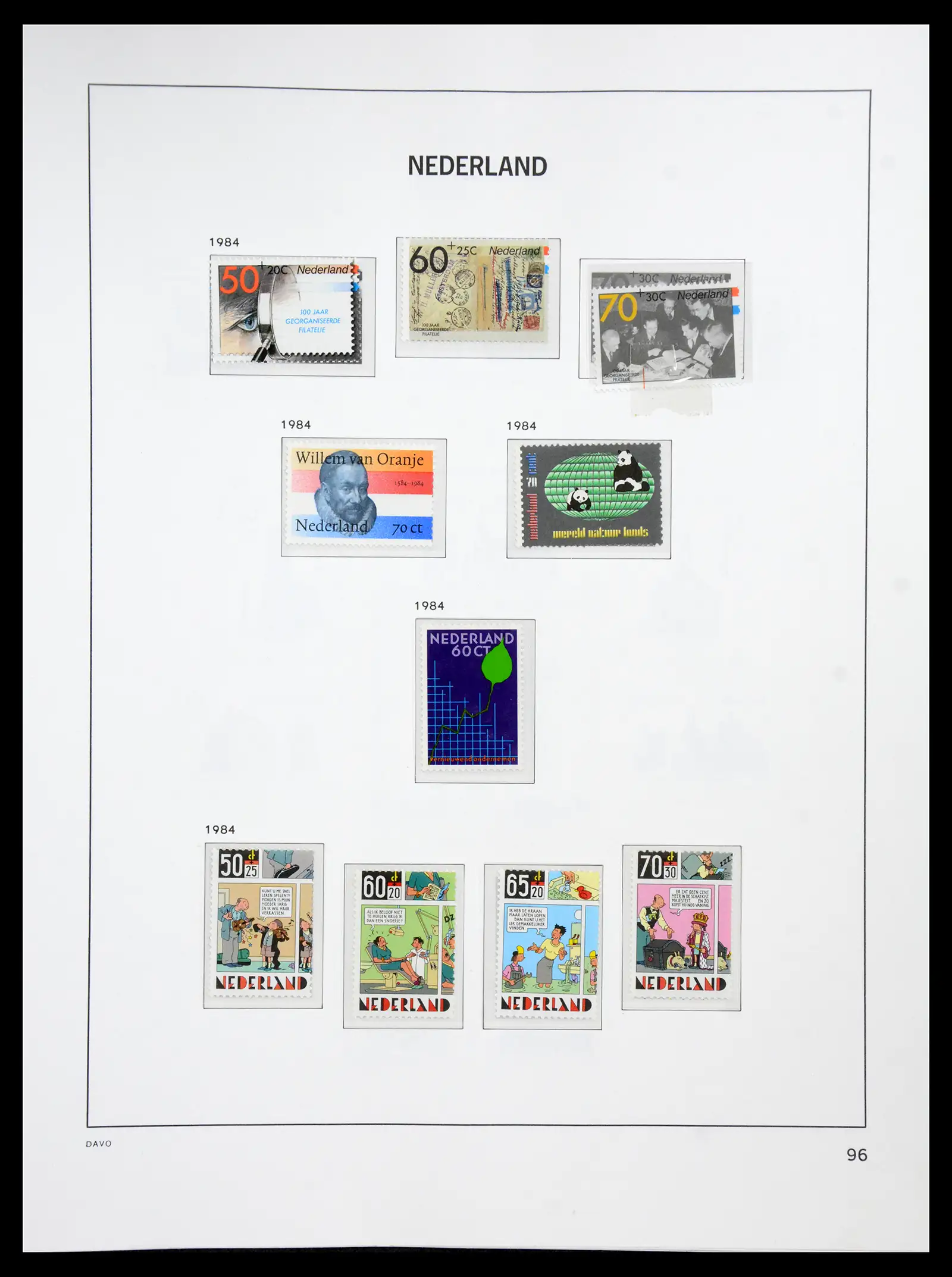 41191 0095 - Stamp collection 41191 Netherlands 1852-1984.