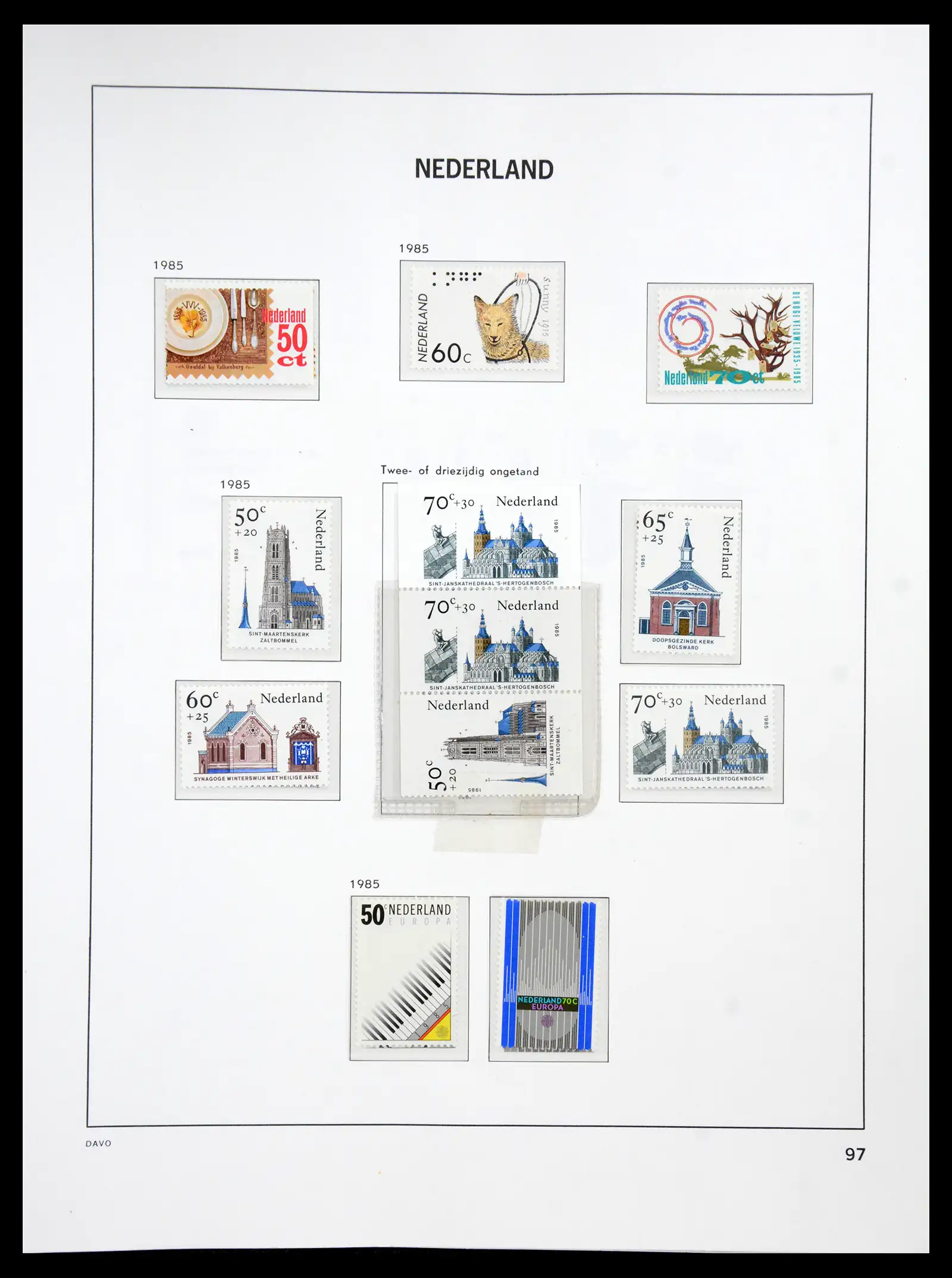 41191 0096 - Stamp collection 41191 Netherlands 1852-1984.