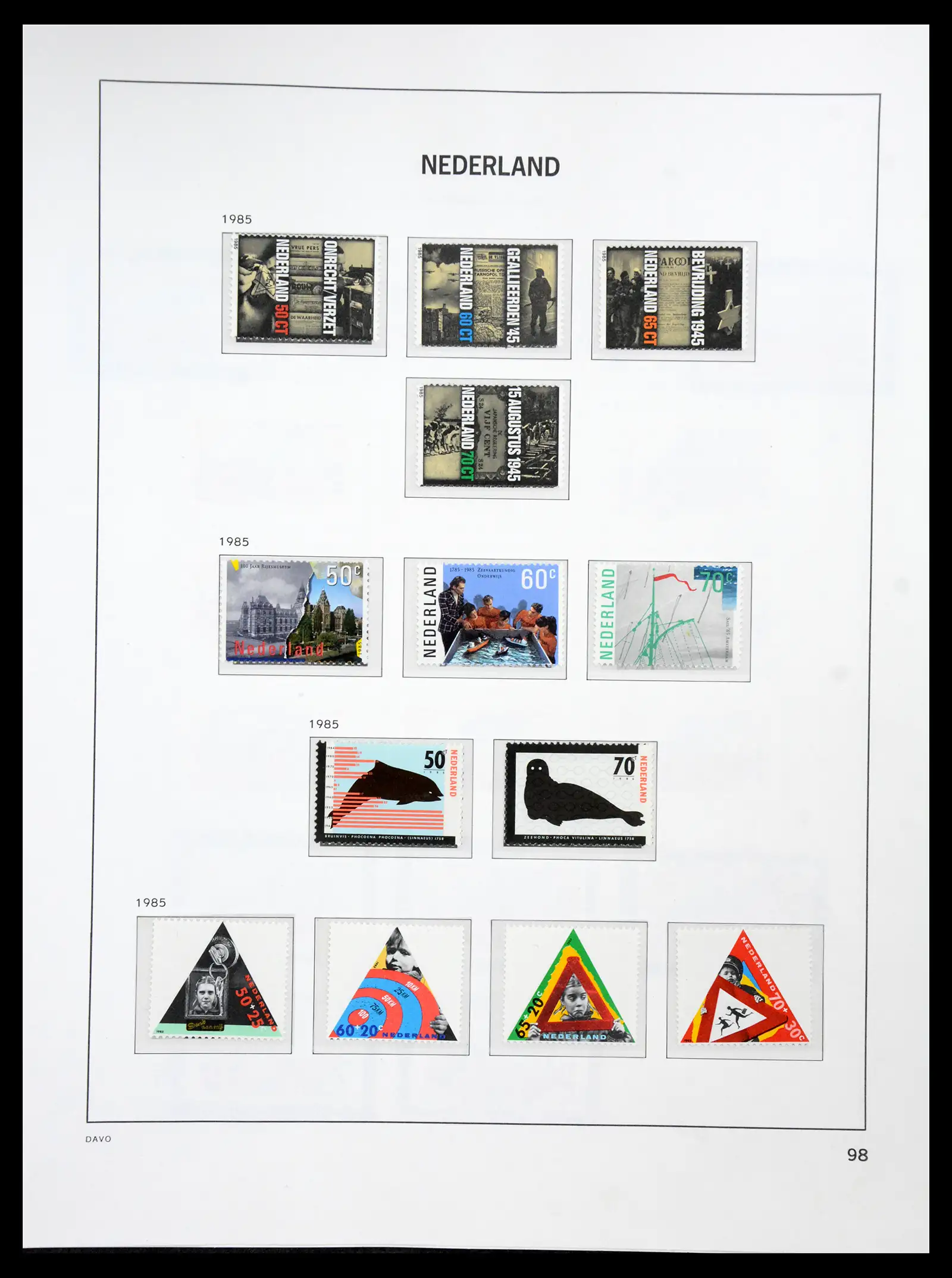 41191 0098 - Stamp collection 41191 Netherlands 1852-1984.