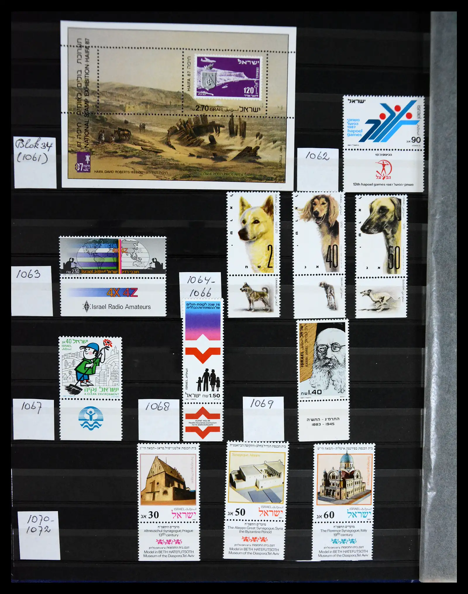 41192 0011 - Postzegelverzameling 41192 Israël complete 1984-2015.