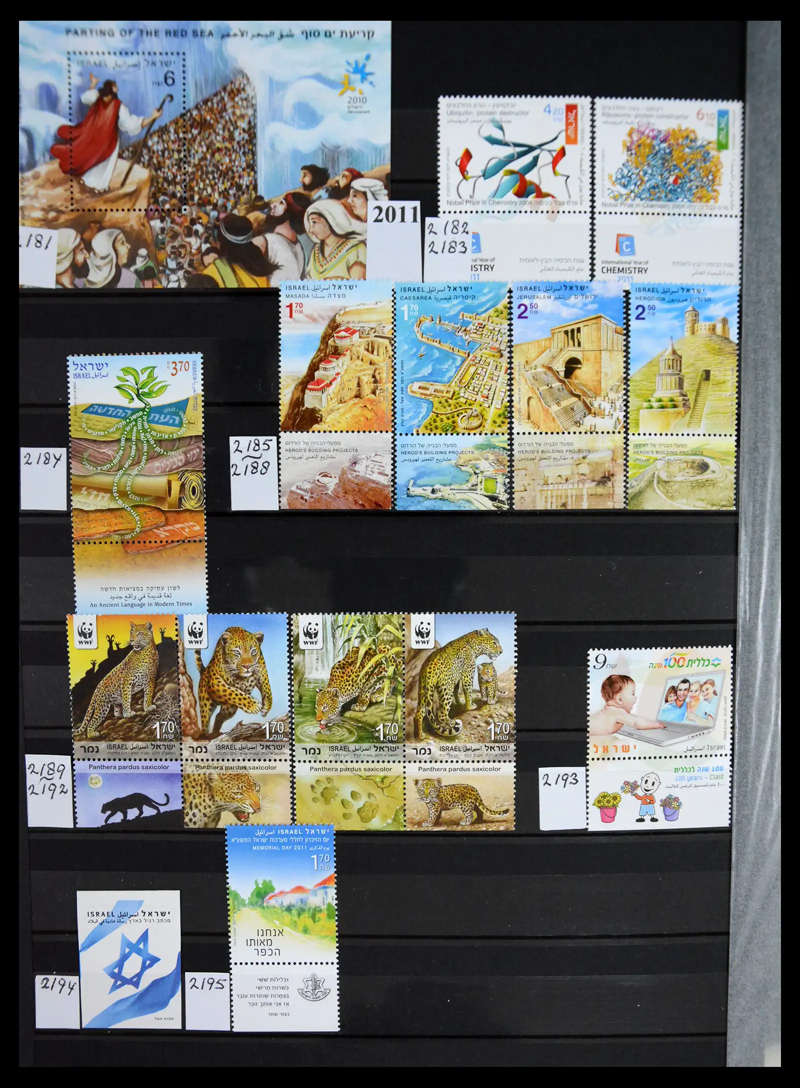 41192 0075 - Postzegelverzameling 41192 Israel complete 1984-2015.