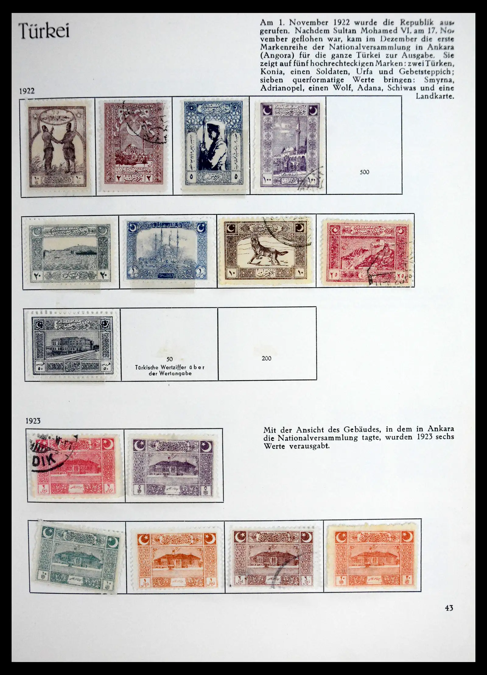 41206 0034 - Stamp collection 41206 Turkey 1863-1959.