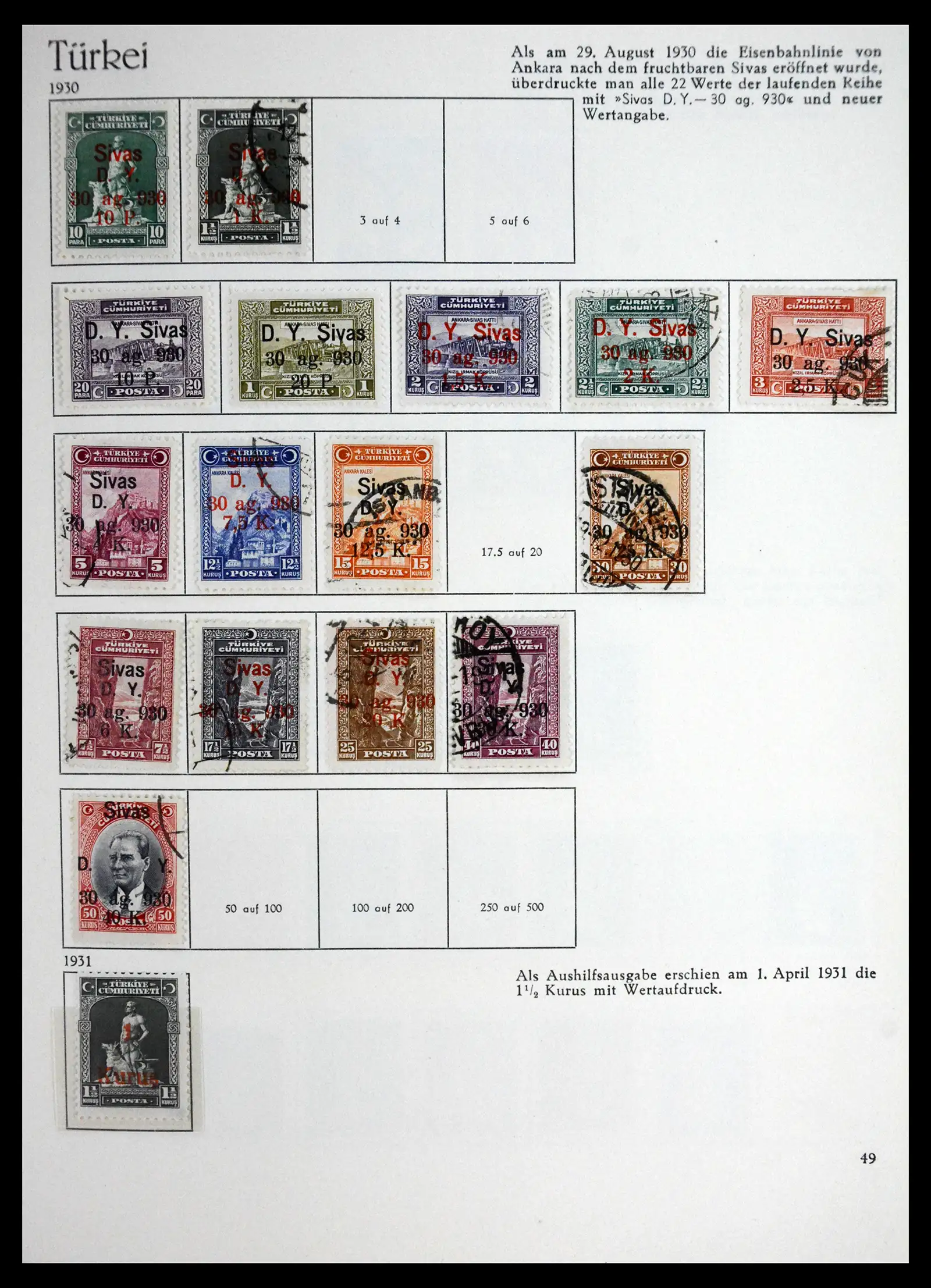 41206 0040 - Stamp collection 41206 Turkey 1863-1959.