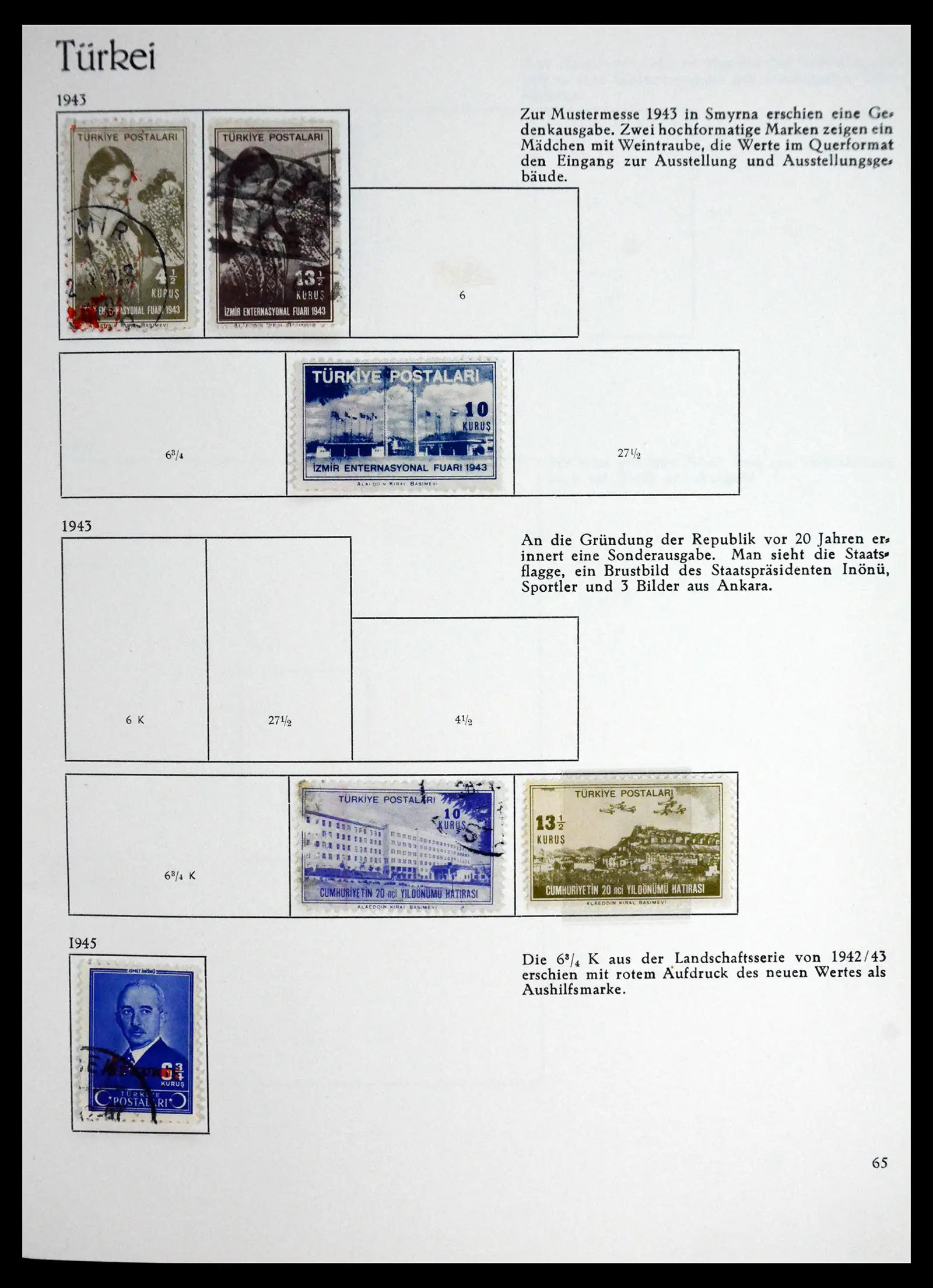41206 0055 - Stamp collection 41206 Turkey 1863-1959.