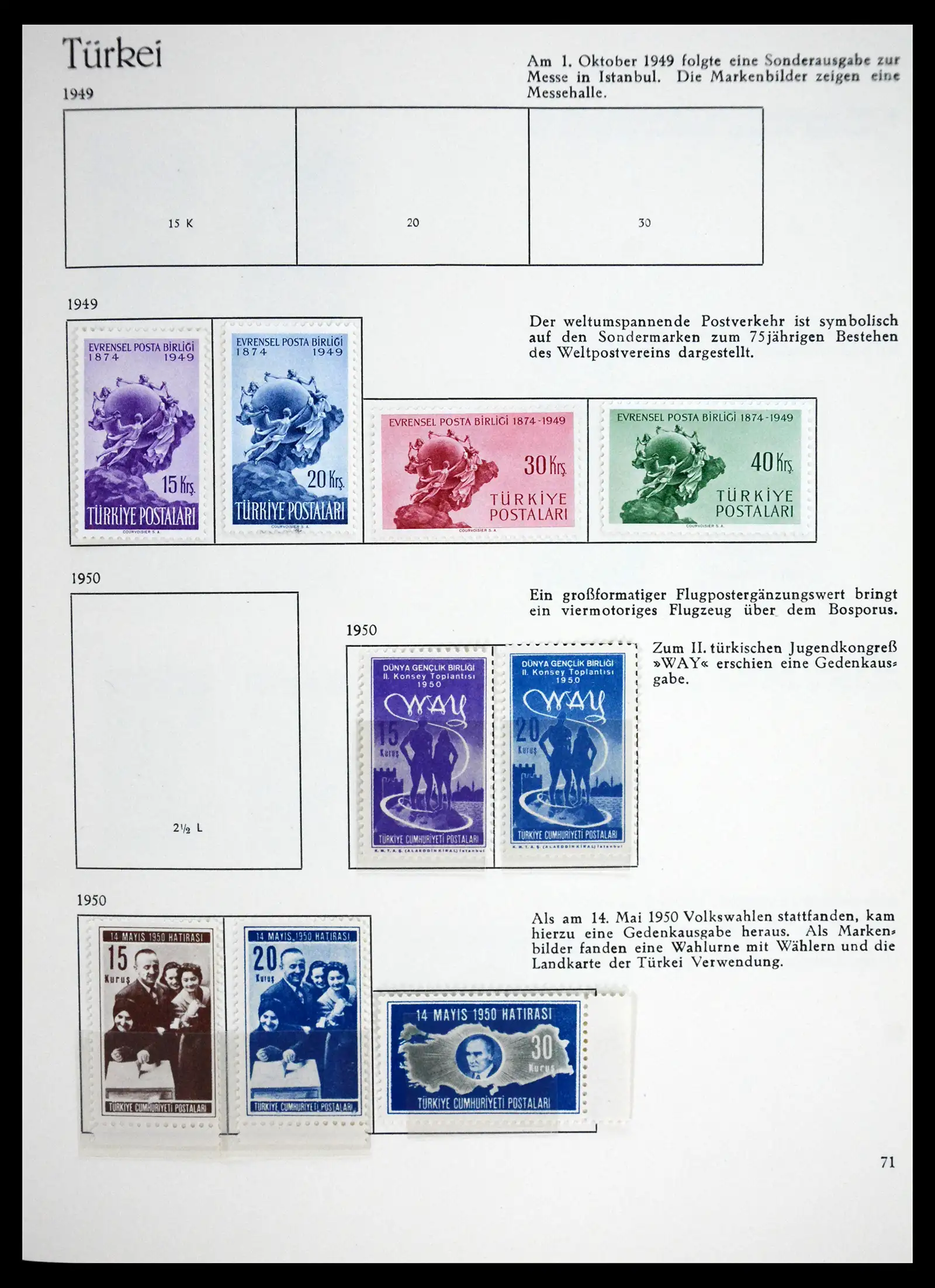 41206 0061 - Stamp collection 41206 Turkey 1863-1959.