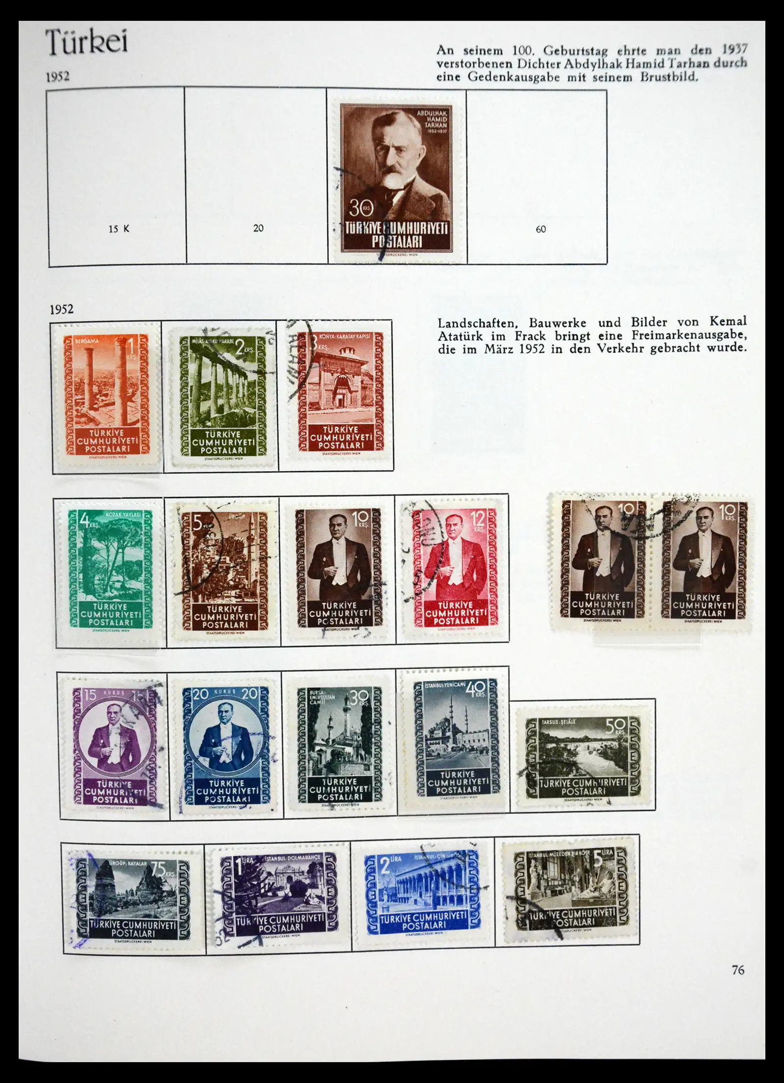 41206 0065 - Stamp collection 41206 Turkey 1863-1959.
