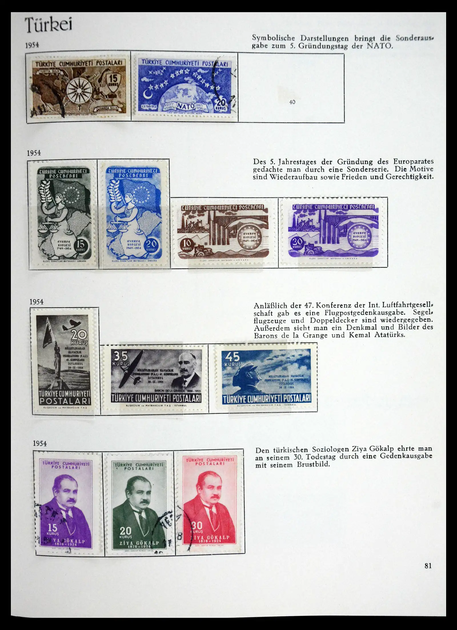 41206 0070 - Stamp collection 41206 Turkey 1863-1959.