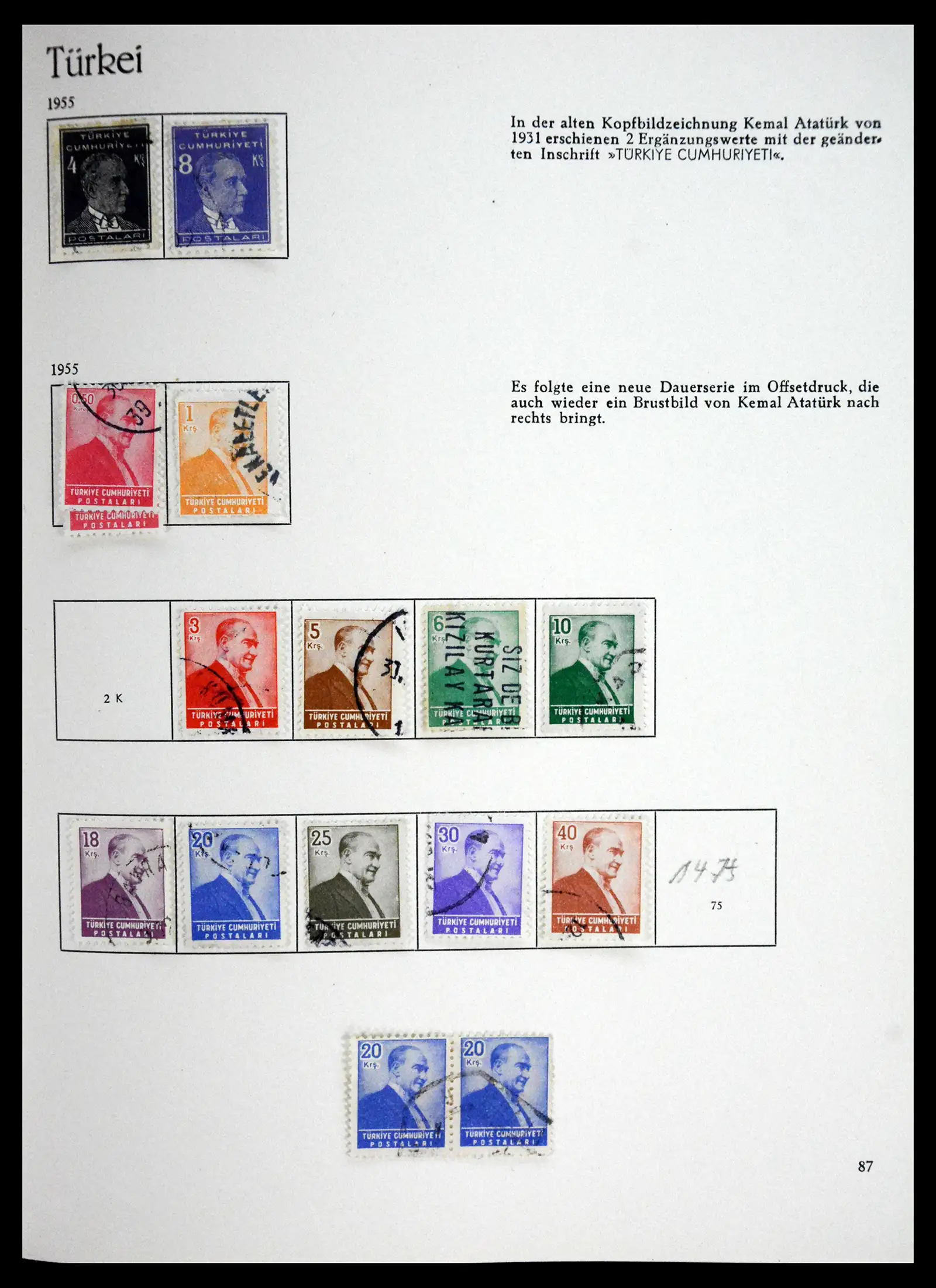 41206 0076 - Stamp collection 41206 Turkey 1863-1959.