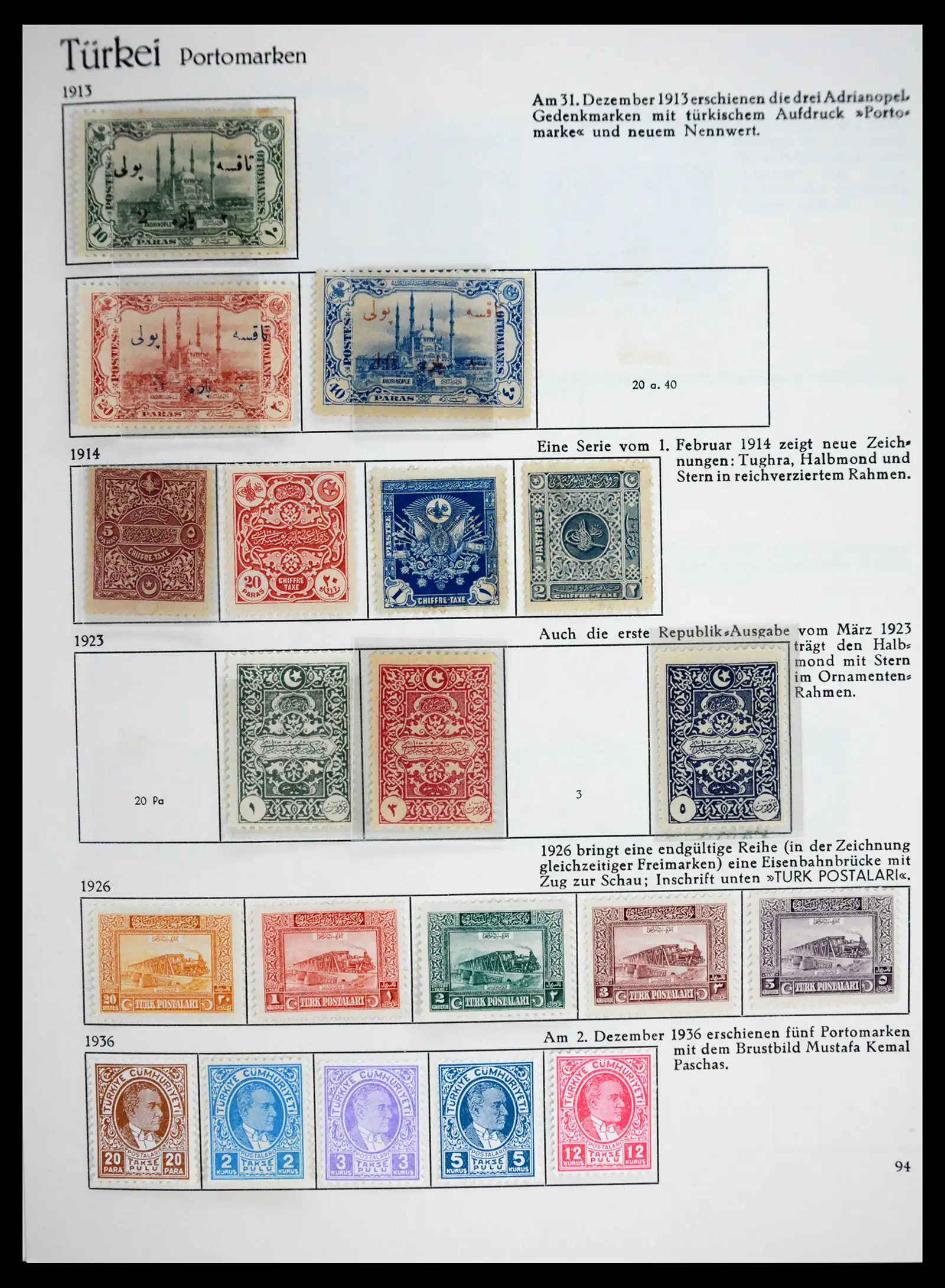 41206 0081 - Stamp collection 41206 Turkey 1863-1959.
