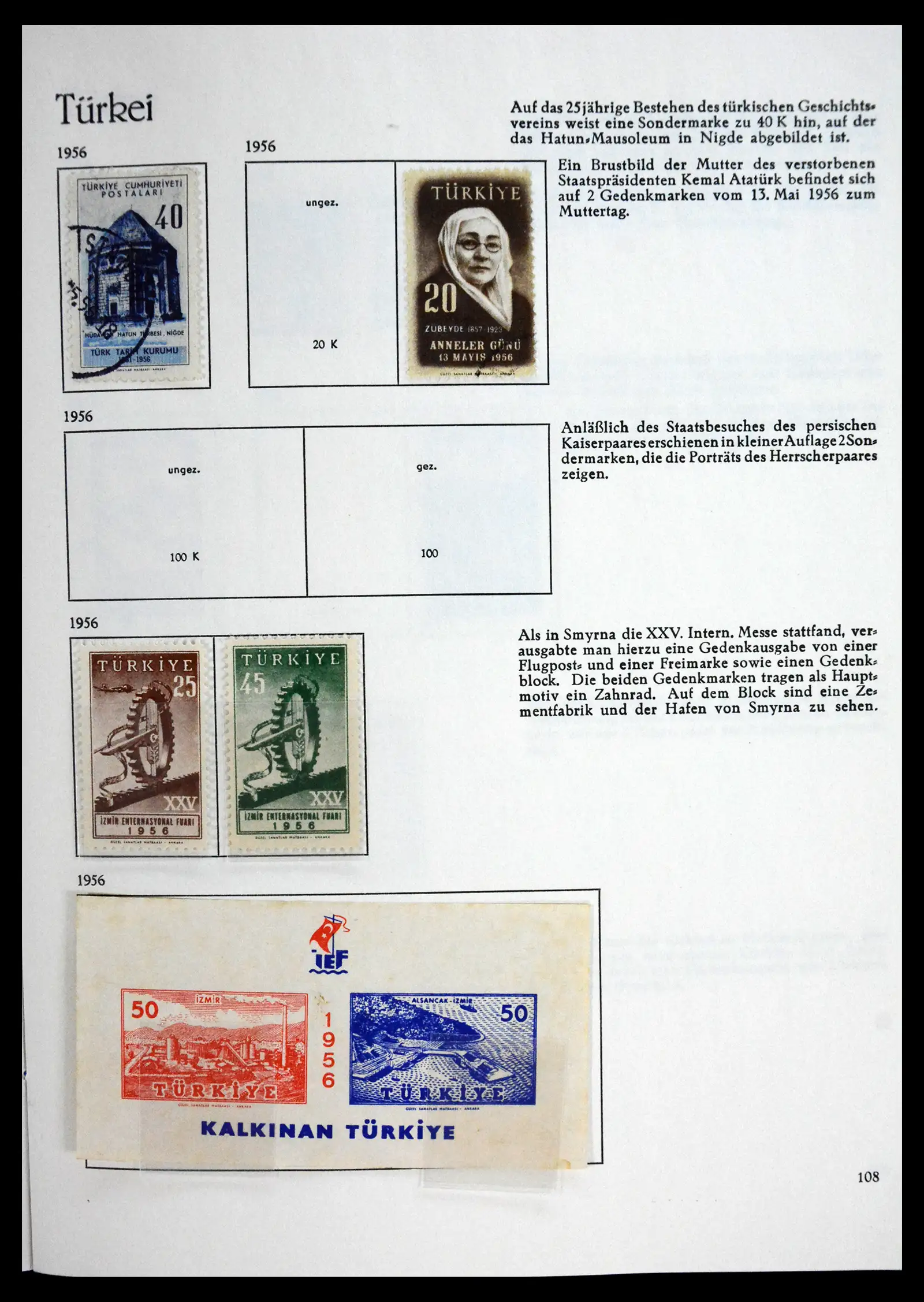 41206 0095 - Stamp collection 41206 Turkey 1863-1959.