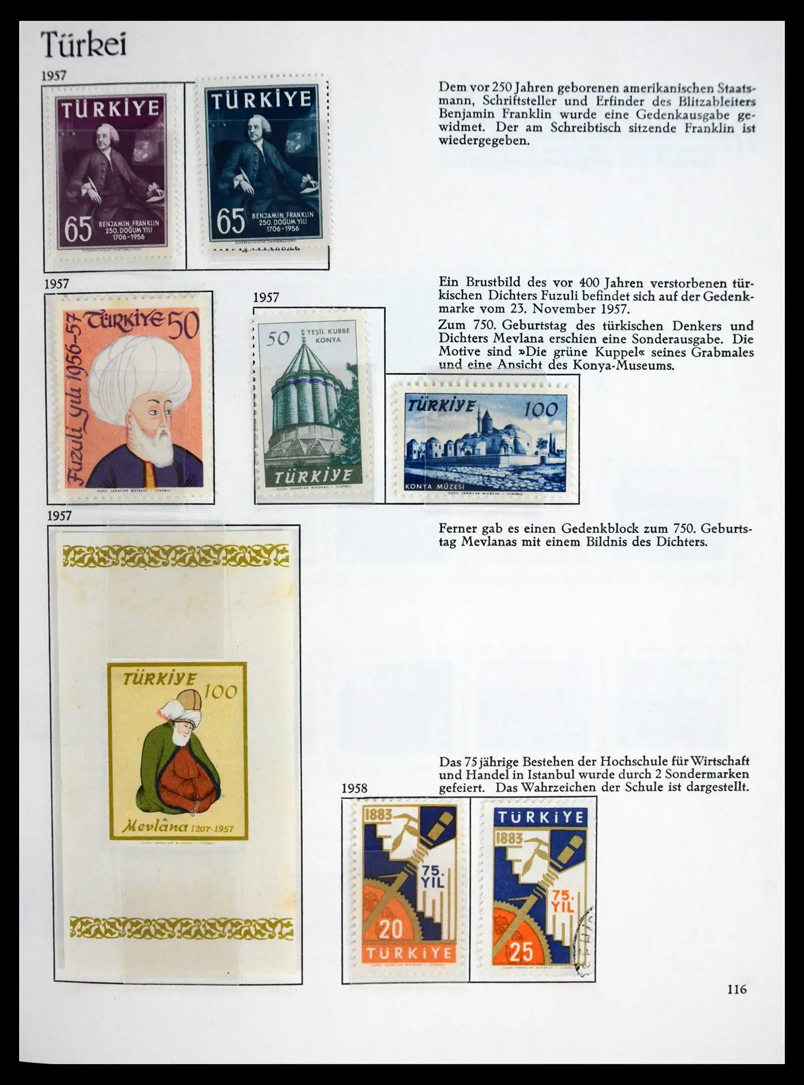41206 0100 - Stamp collection 41206 Turkey 1863-1959.