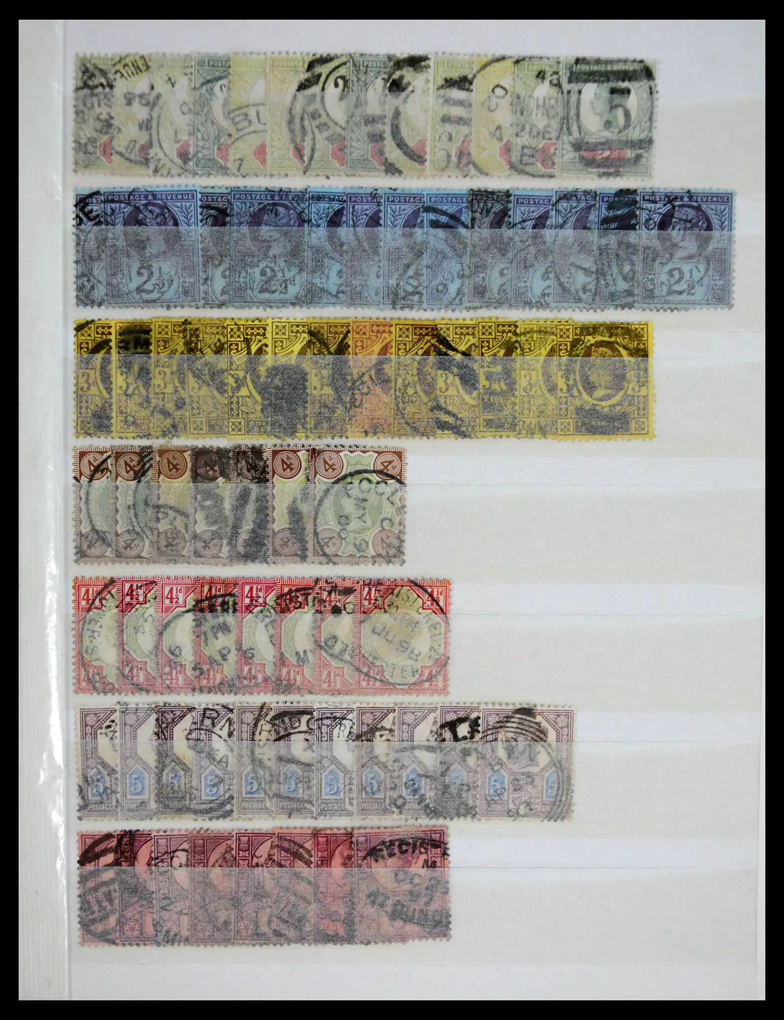 41207 0005 - Stamp collection 41207 Great Britain 1840-1937.
