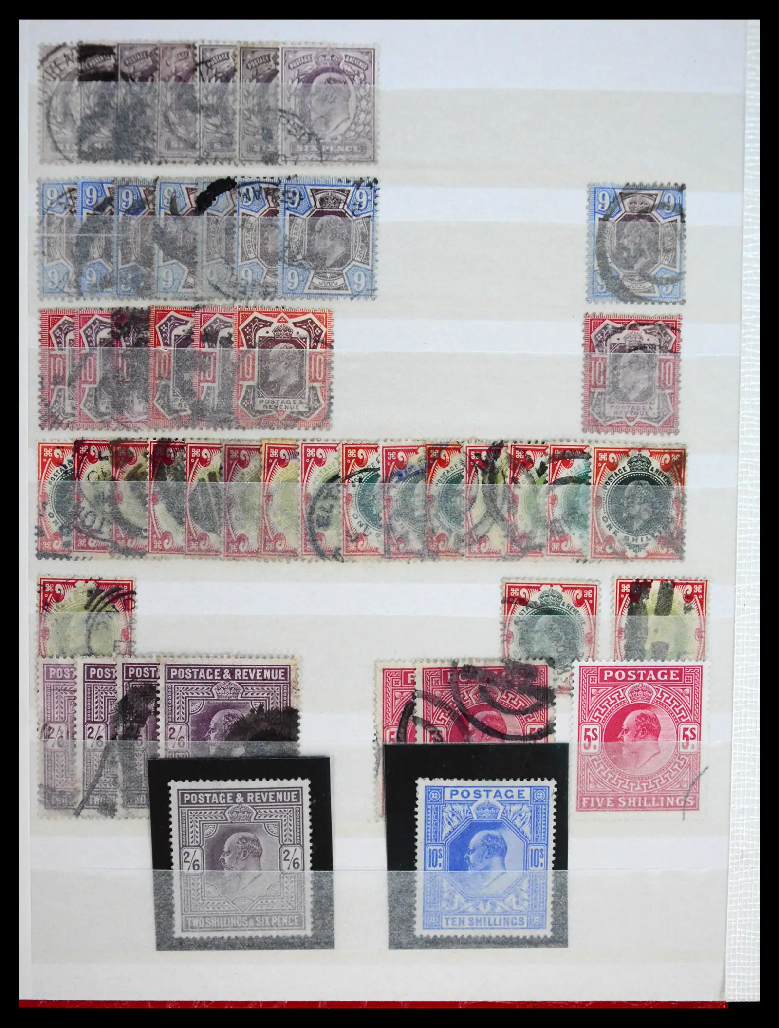 41207 0008 - Stamp collection 41207 Great Britain 1840-1937.