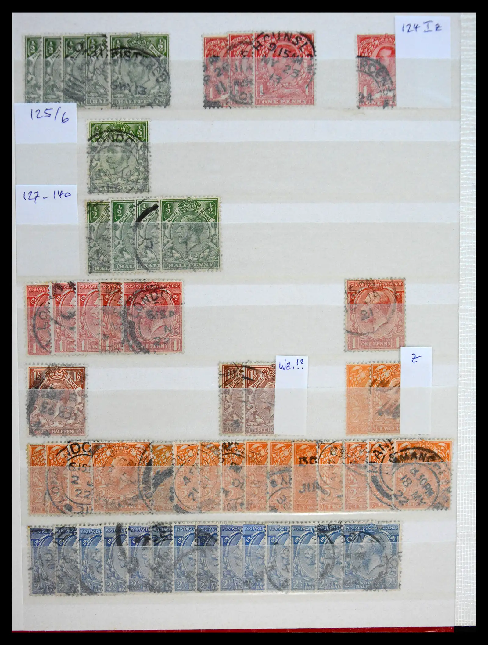 41207 0010 - Stamp collection 41207 Great Britain 1840-1937.