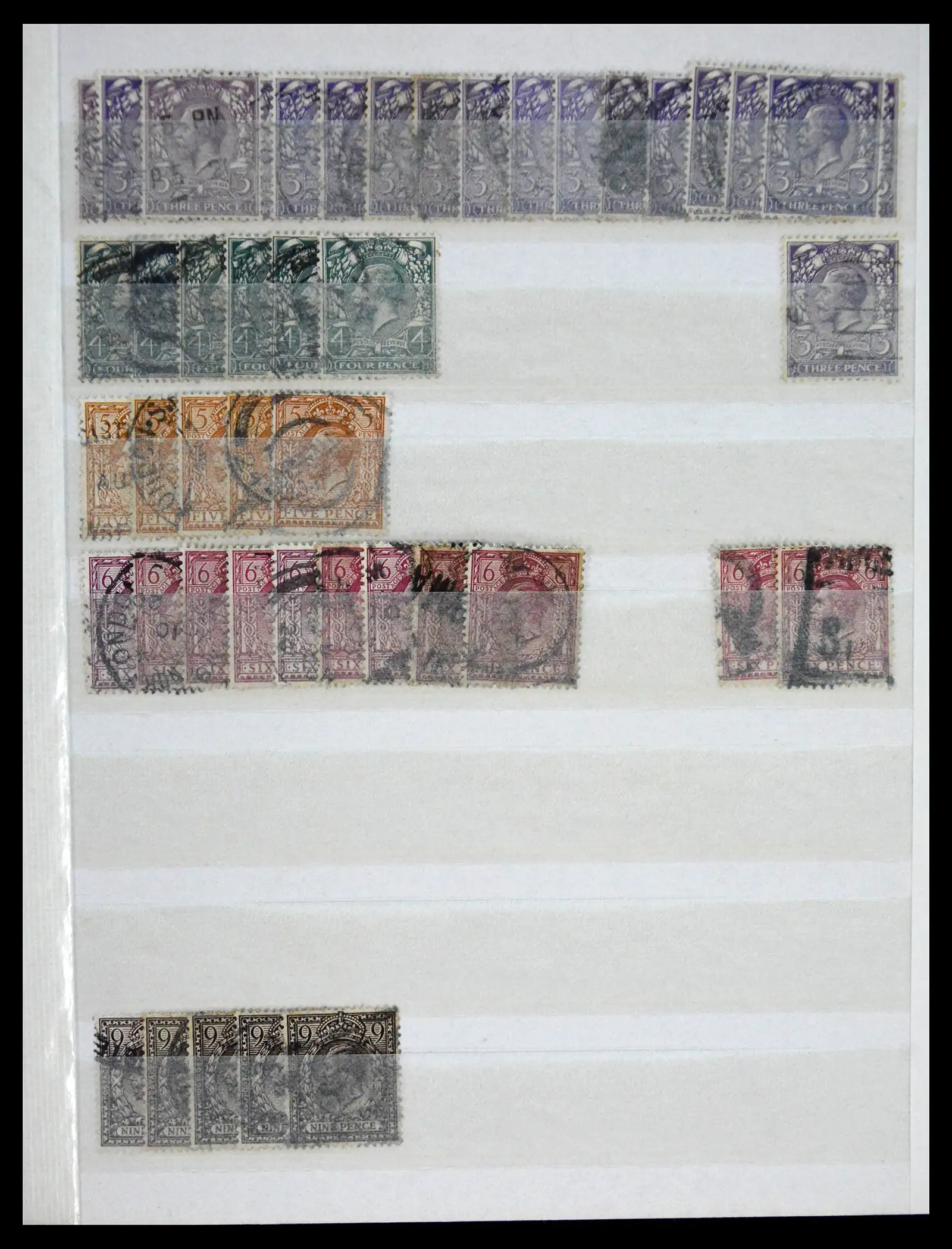 41207 0011 - Stamp collection 41207 Great Britain 1840-1937.