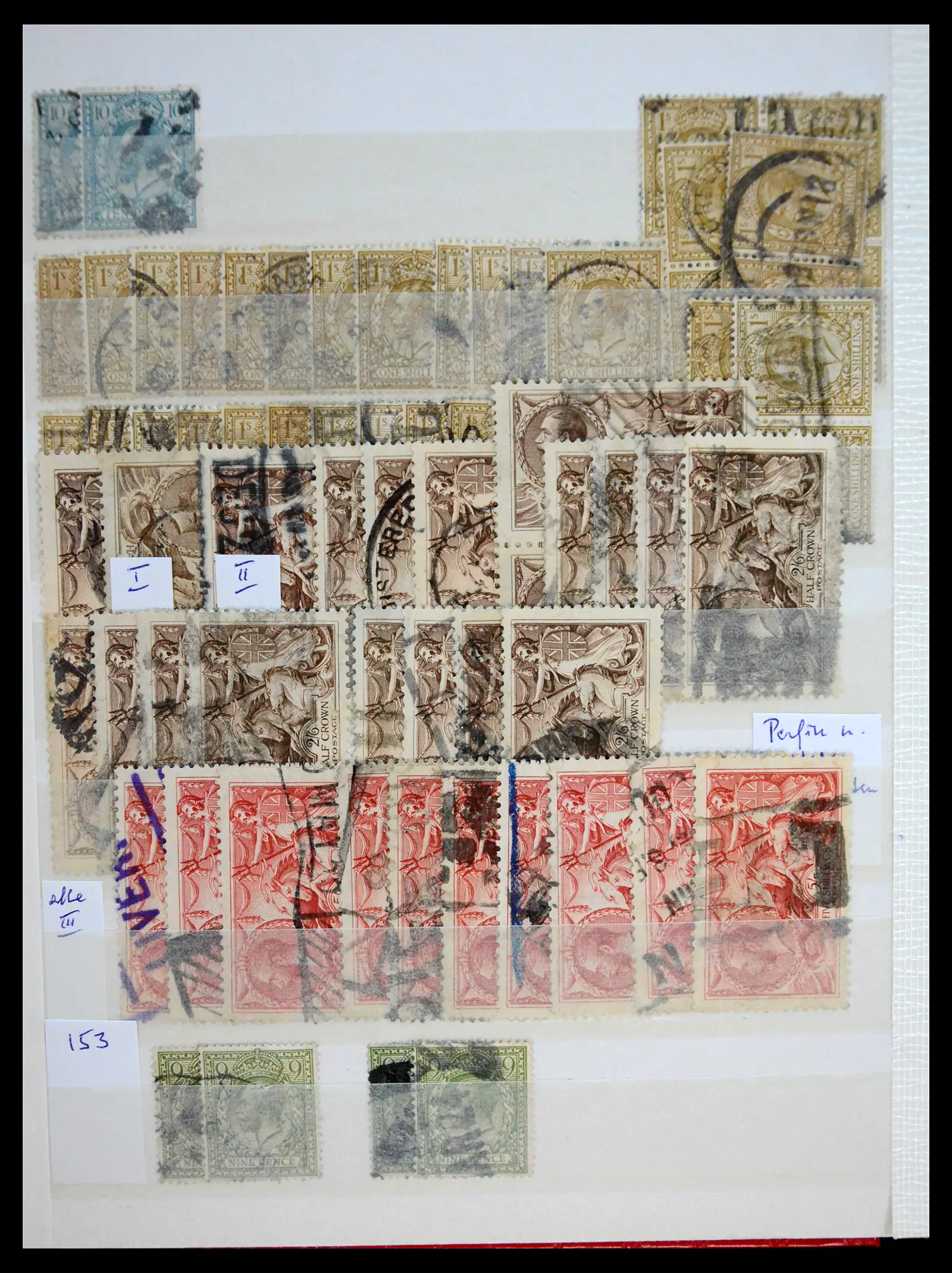41207 0012 - Stamp collection 41207 Great Britain 1840-1937.