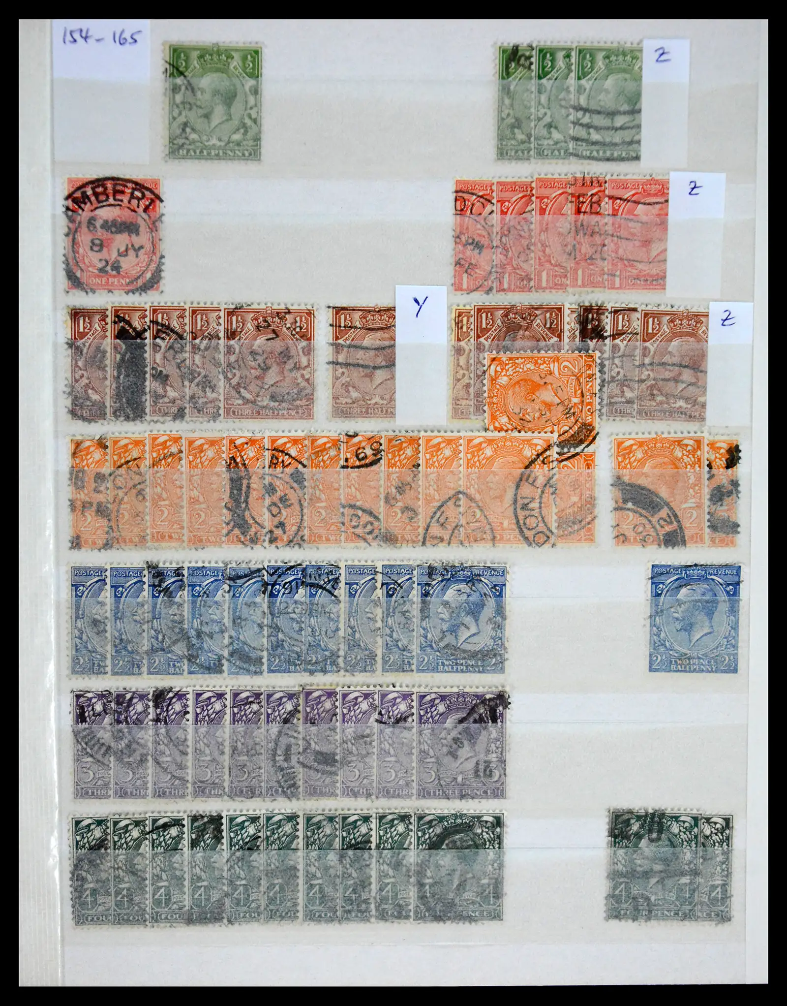 41207 0013 - Stamp collection 41207 Great Britain 1840-1937.