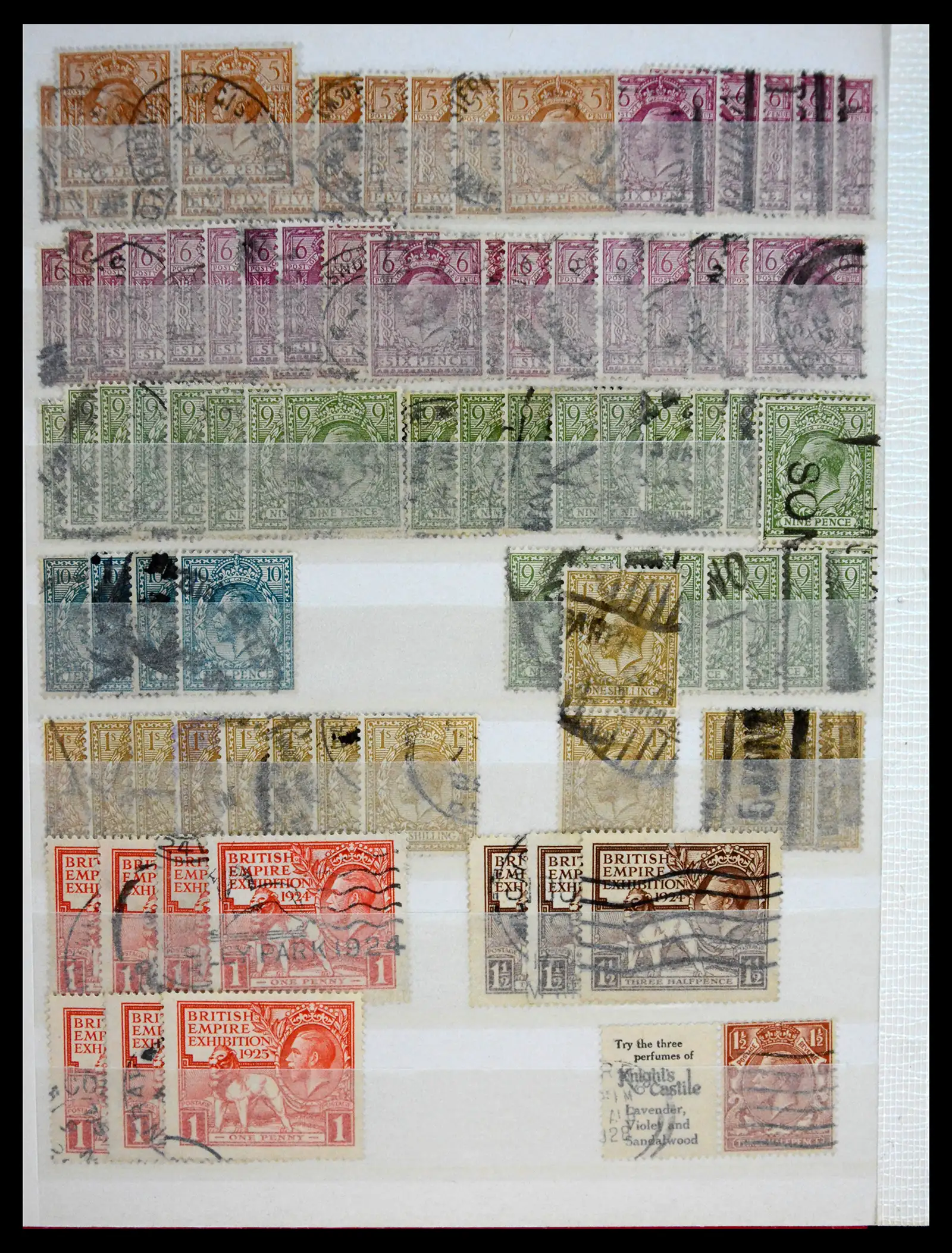 41207 0014 - Stamp collection 41207 Great Britain 1840-1937.
