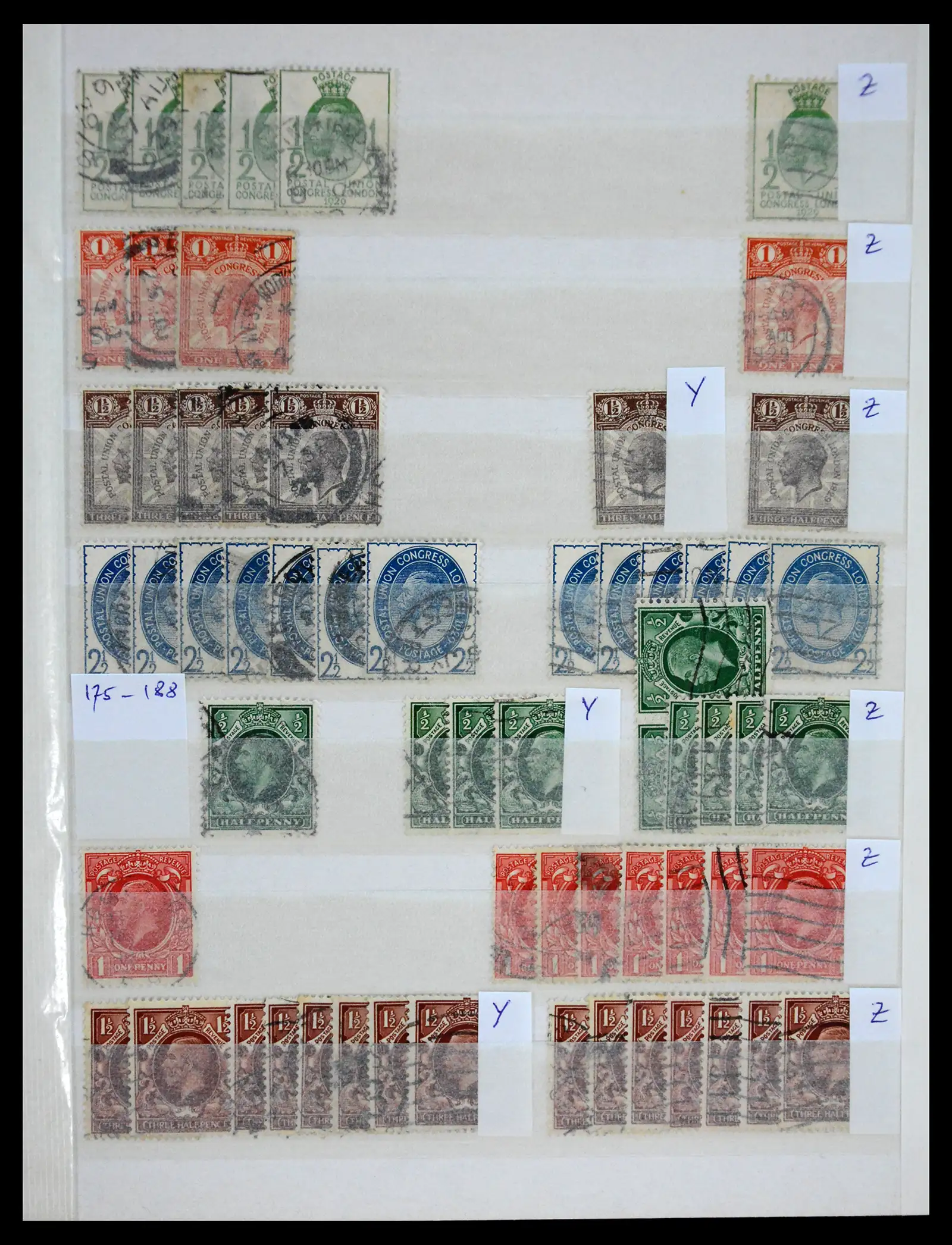 41207 0015 - Stamp collection 41207 Great Britain 1840-1937.