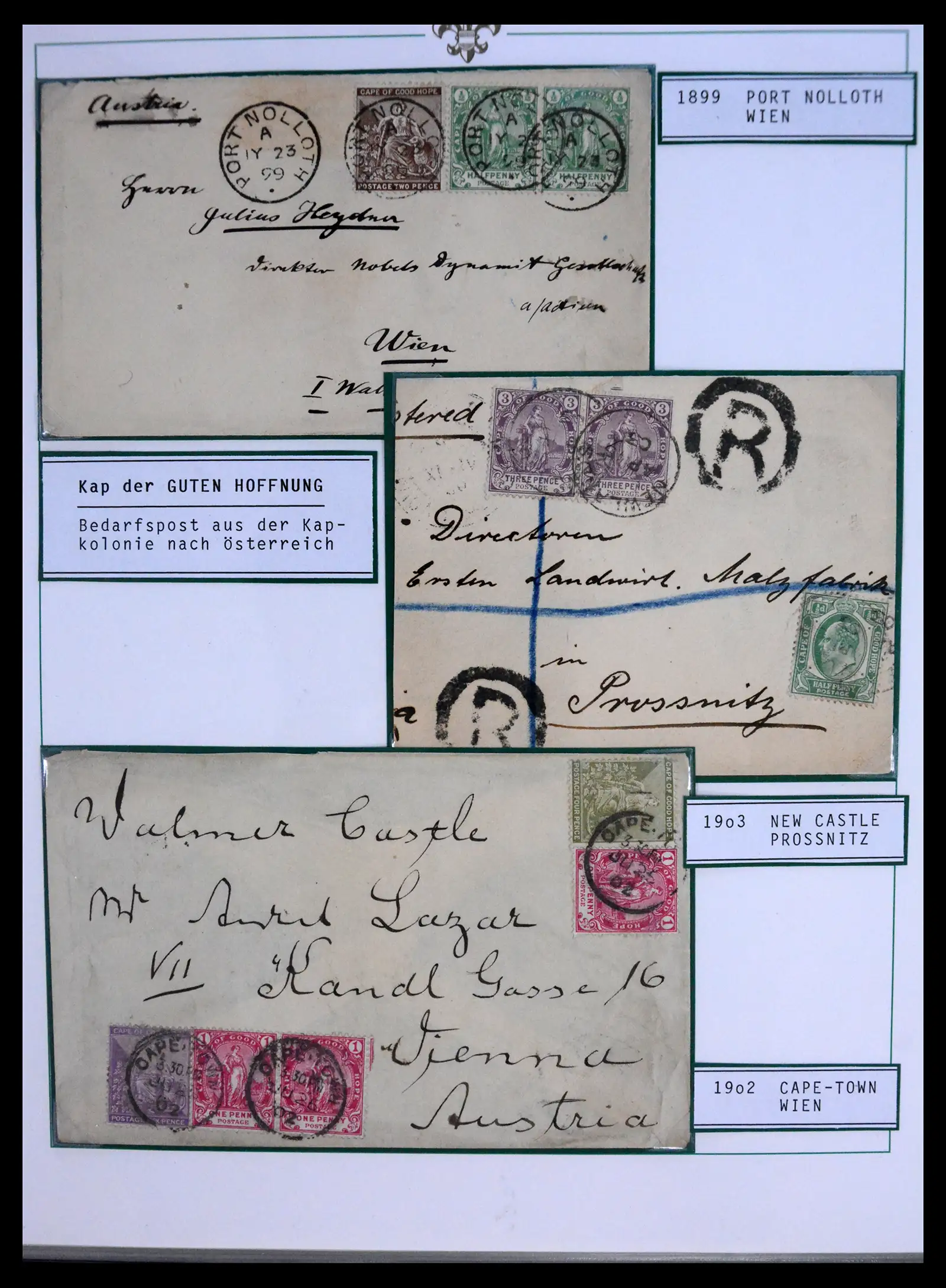 41208 0003 - Stamp collection 41208 South Africa boer war 1899-1902.