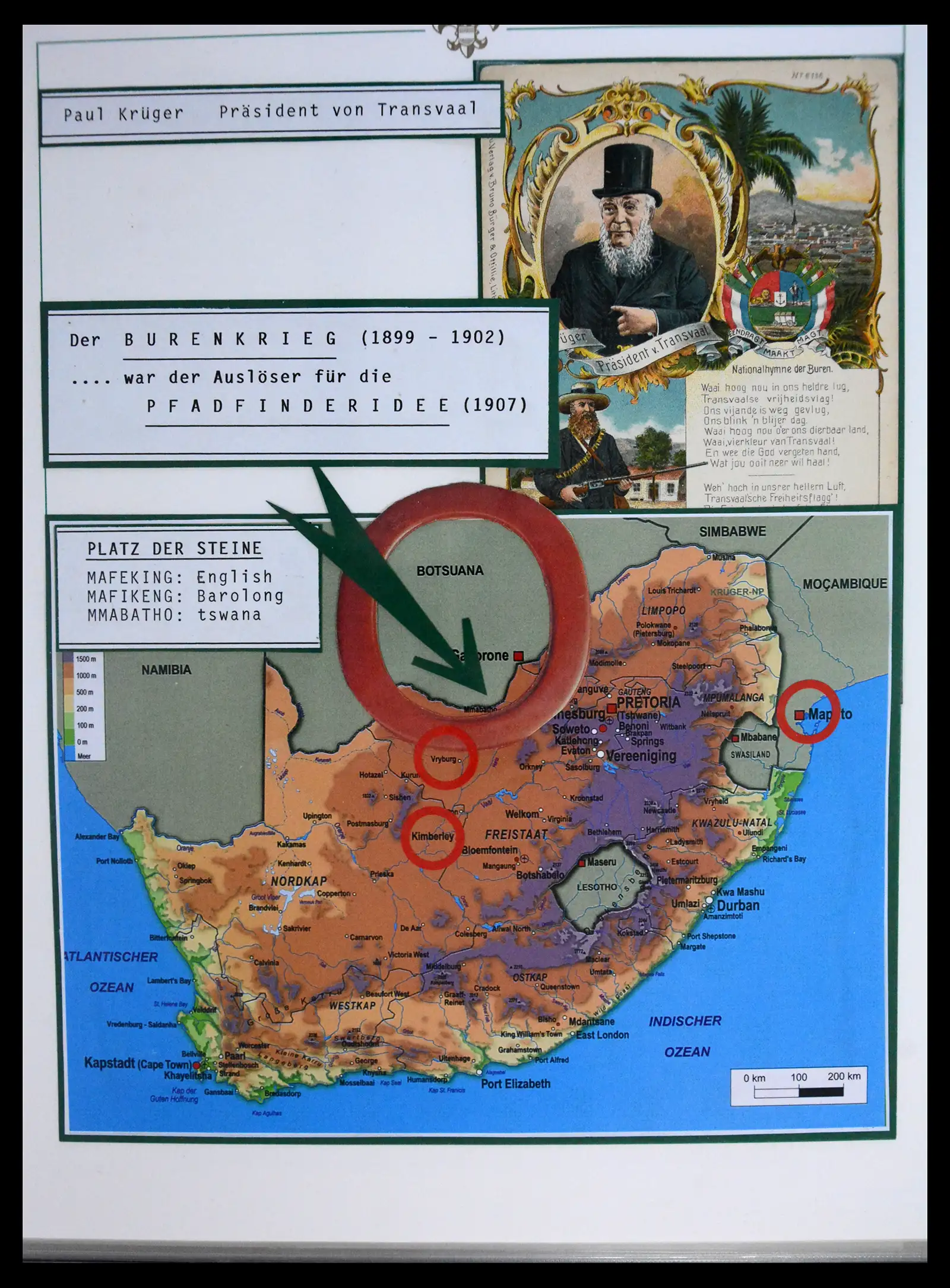 41208 0008 - Stamp collection 41208 South Africa boer war 1899-1902.