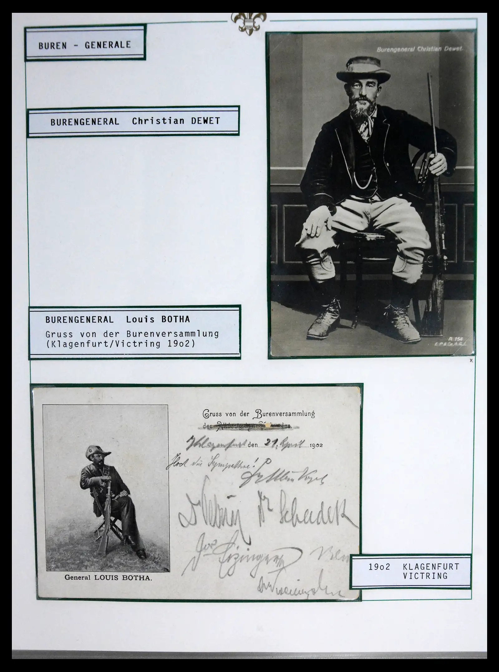 41208 0013 - Stamp collection 41208 South Africa boer war 1899-1902.