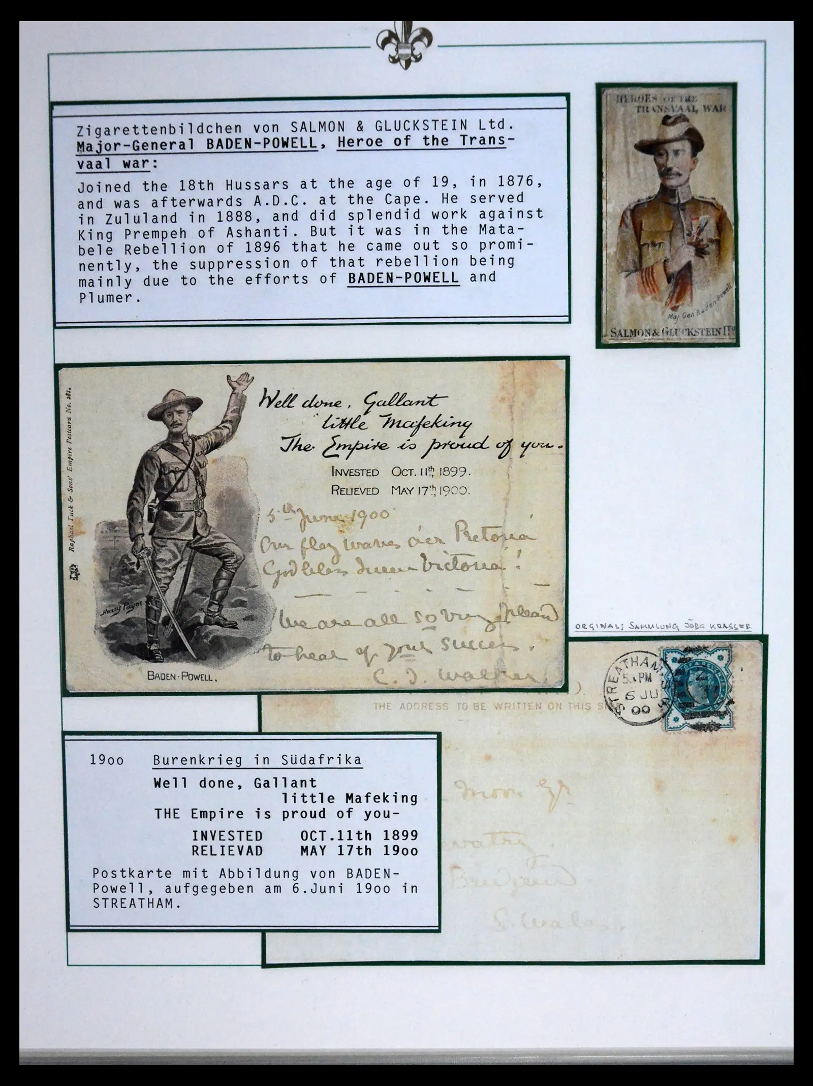 41208 0024 - Stamp collection 41208 South Africa boer war 1899-1902.