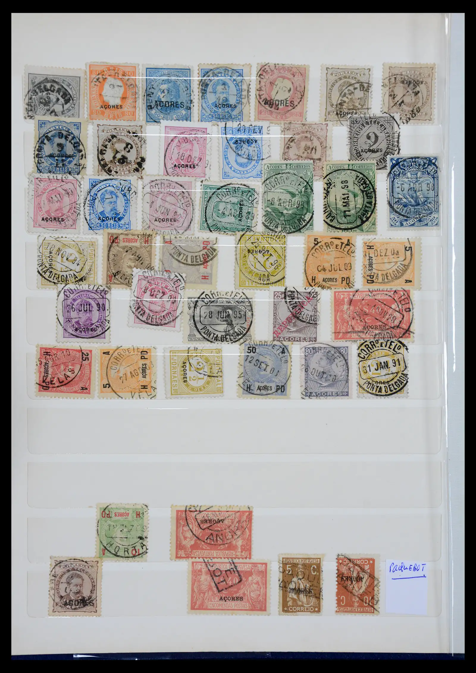 41211 0002 - Postzegelverzameling 41211 Portugese kolonien stempelverzameling 1870-1940.