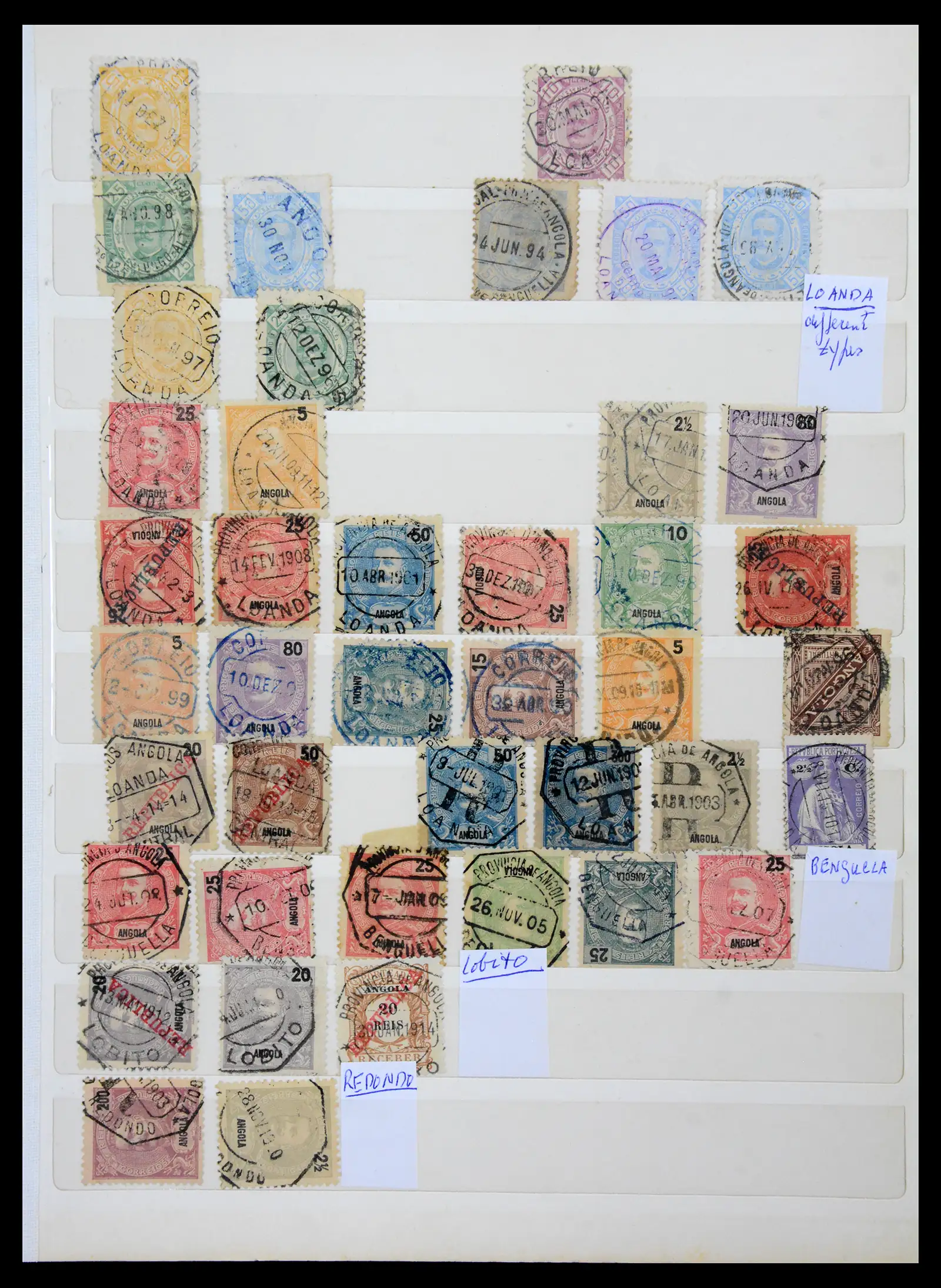 41211 0005 - Postzegelverzameling 41211 Portugese kolonien stempelverzameling 1870-1940.