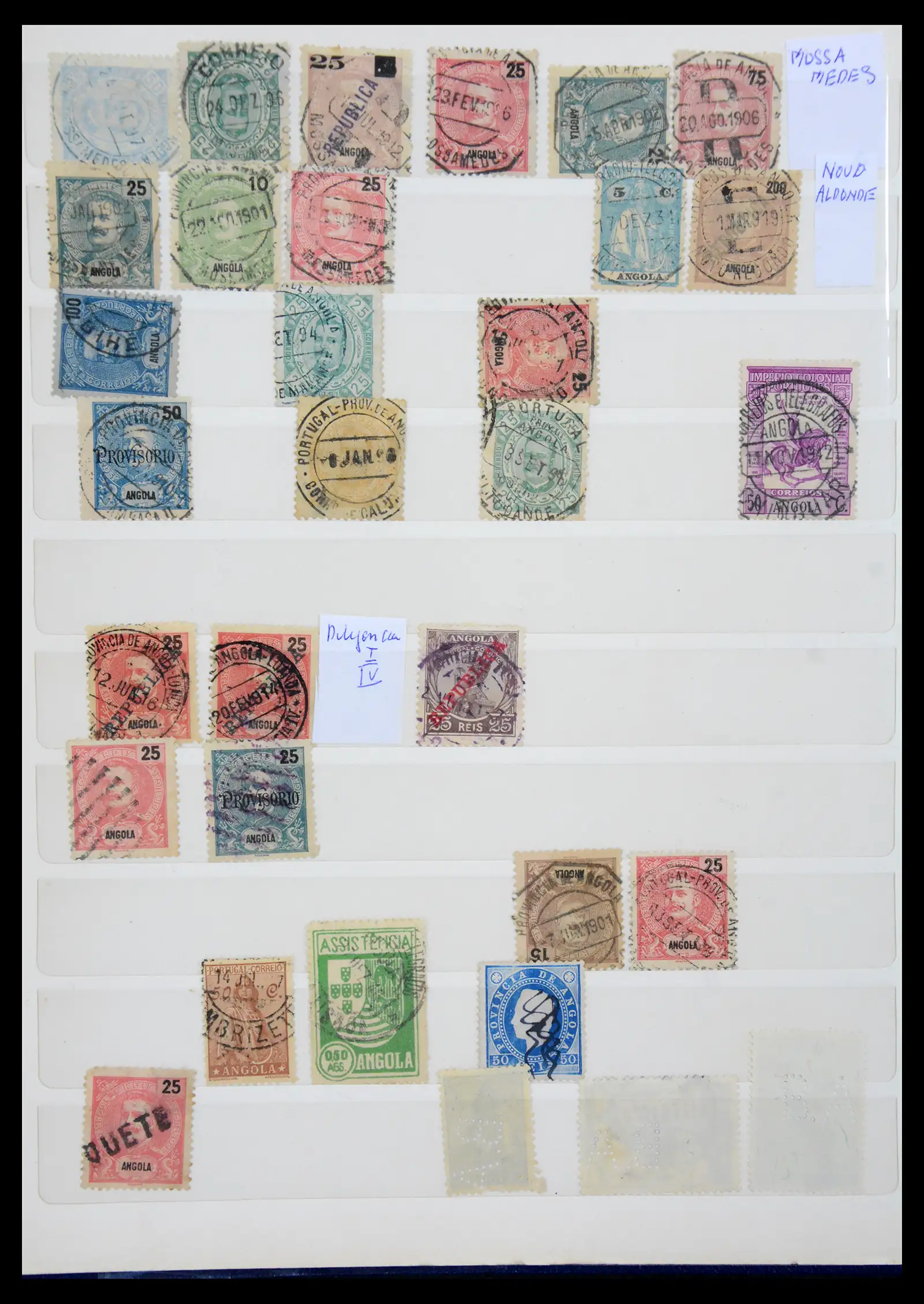 41211 0006 - Postzegelverzameling 41211 Portugese kolonien stempelverzameling 1870-1940.