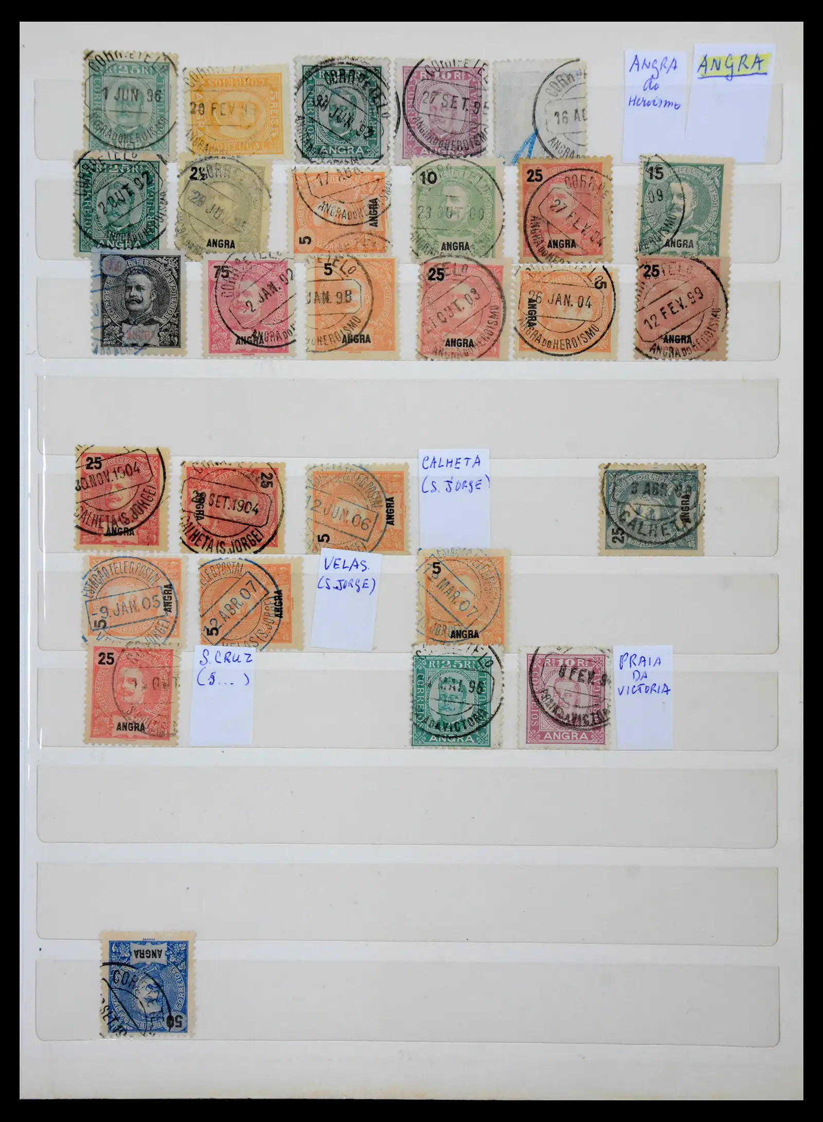 41211 0007 - Postzegelverzameling 41211 Portugese kolonien stempelverzameling 1870-1940.